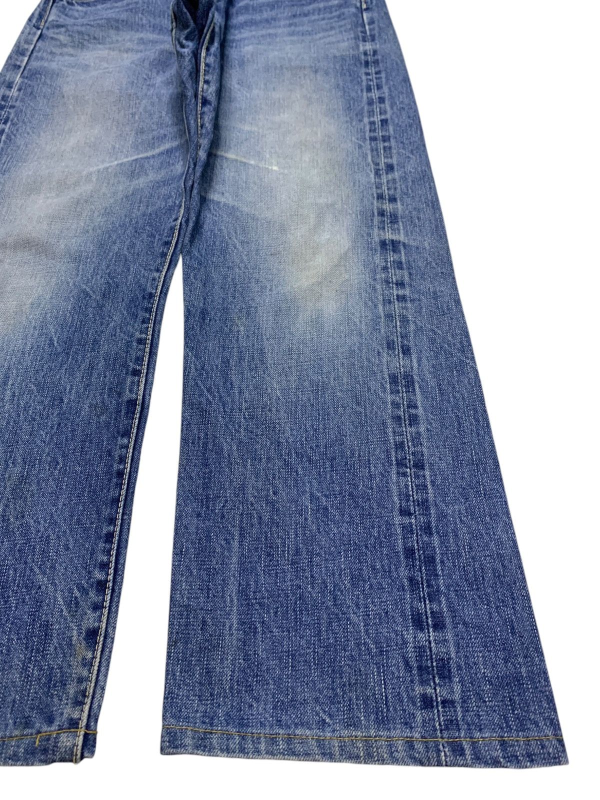 Japanese Brand × Post Overalls Vintage Japanese Post Overalls Selvedge Bartacks Loose Jeans Size US 31 - 8 Thumbnail