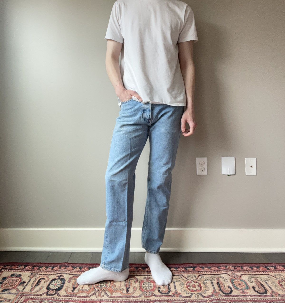 Calvin Klein Calvin Klein Standard Straight Jeans Size US 32 / EU 48 - 1 Thumbnail