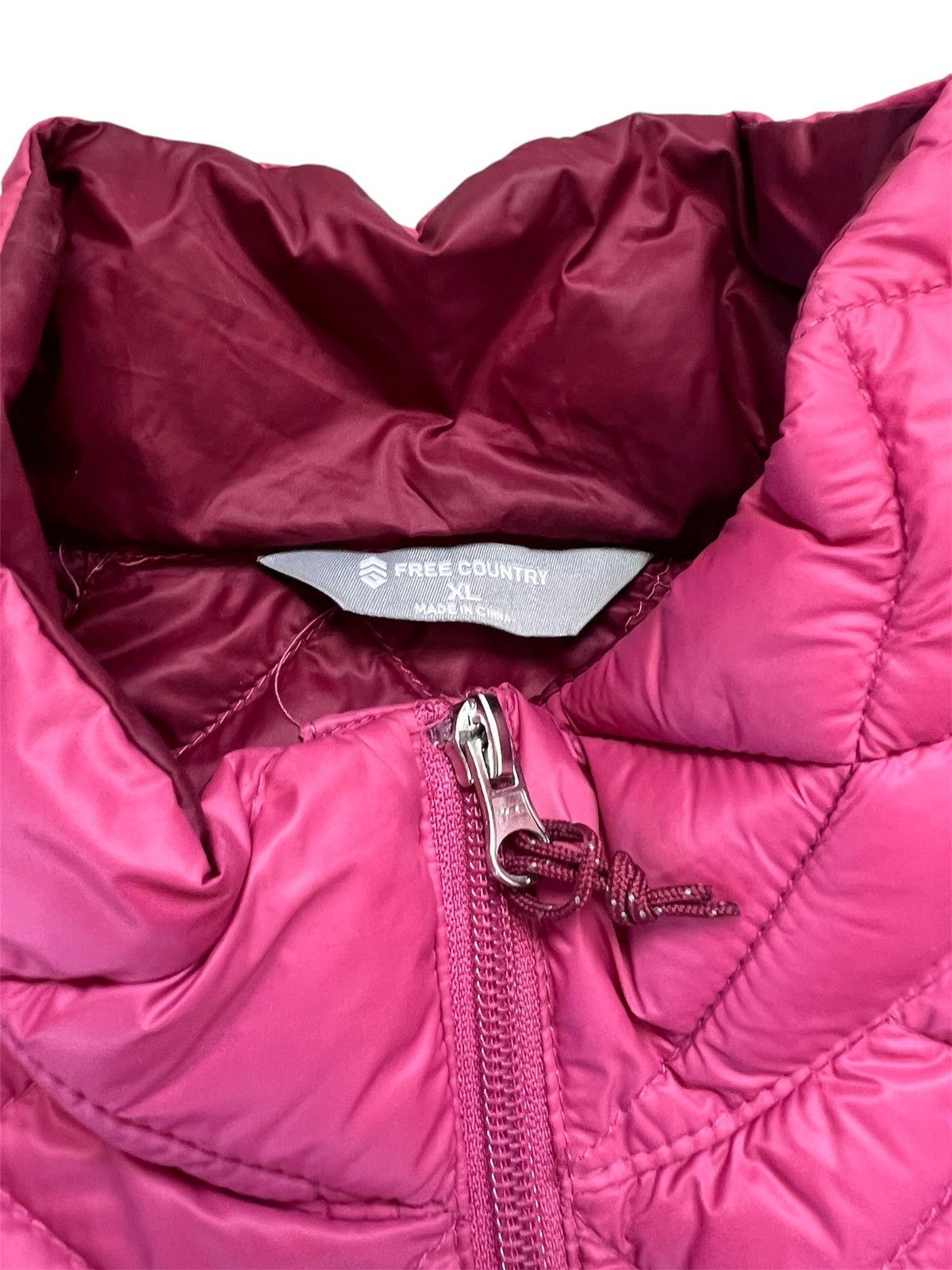 Free Country Free Country Women’s Pink Puffer Jacket | XL Size XL / US 12-14 / IT 48-50 - 3 Thumbnail