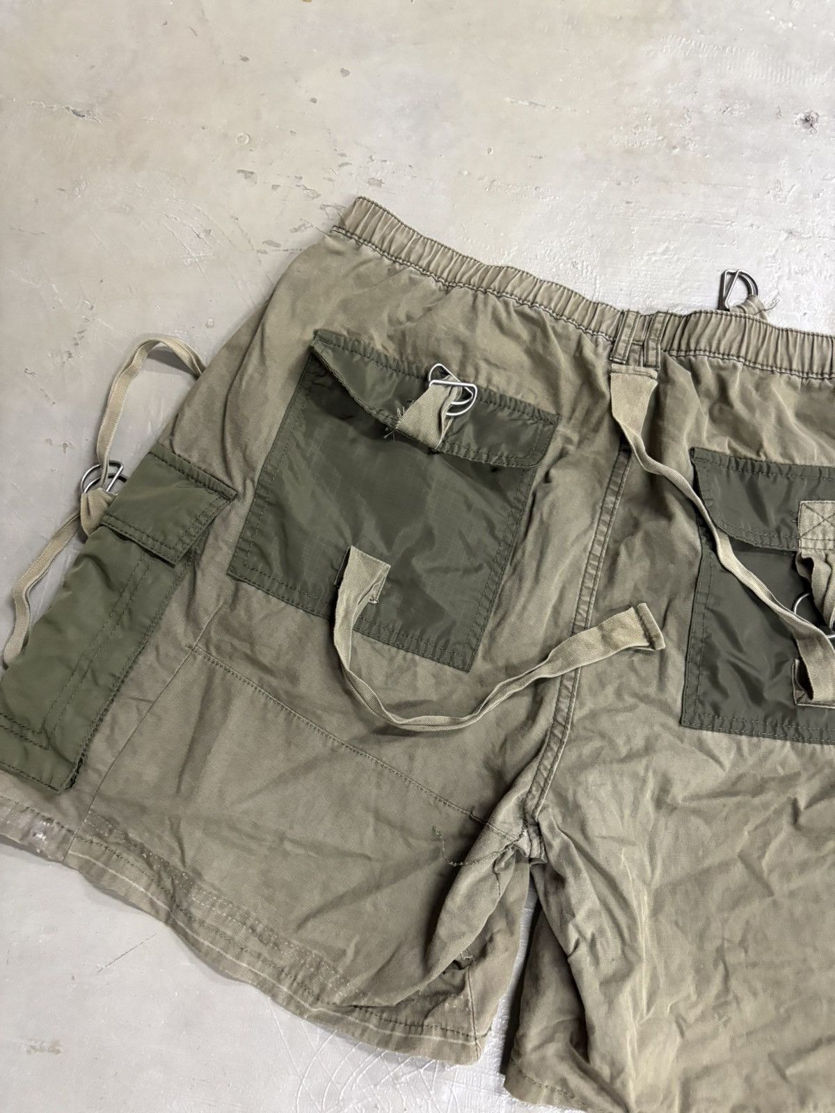 Japanese Brand Vintage Seynaeve MVO Military Belgian Army Twill Cargo Short Size US 34 / EU 50 - 8 Thumbnail