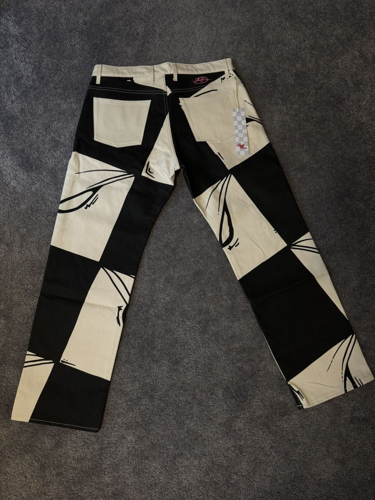 Matty Boy Matty Boy NYC Exclusive “99 EYES” Denim White Size US 34 / EU 50 - 2 Thumbnail