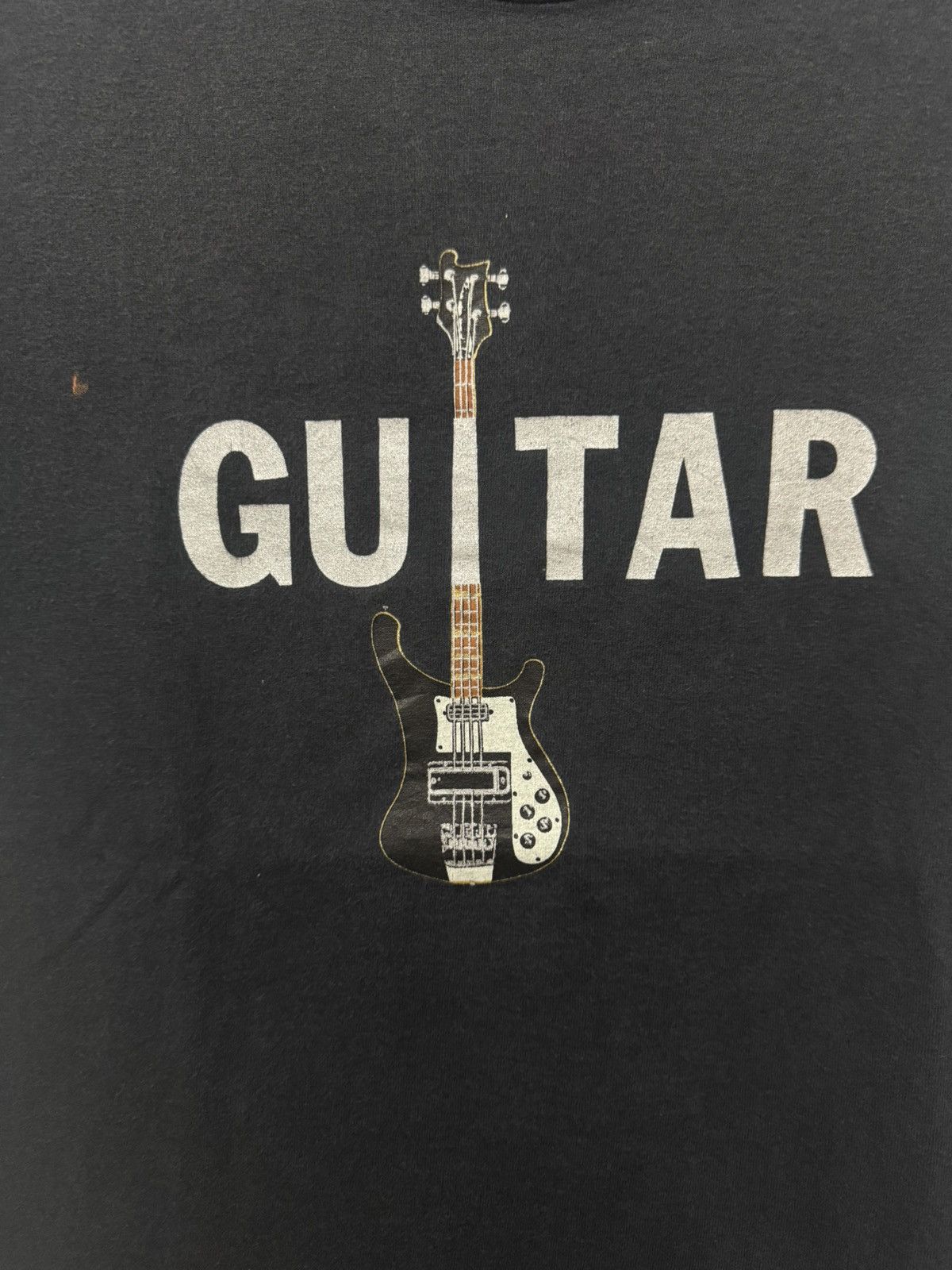 Vintage La Rocka London England Rockabilly Brand Guitar T shirt Size US M / EU 48-50 / 2 - 2 Thumbnail