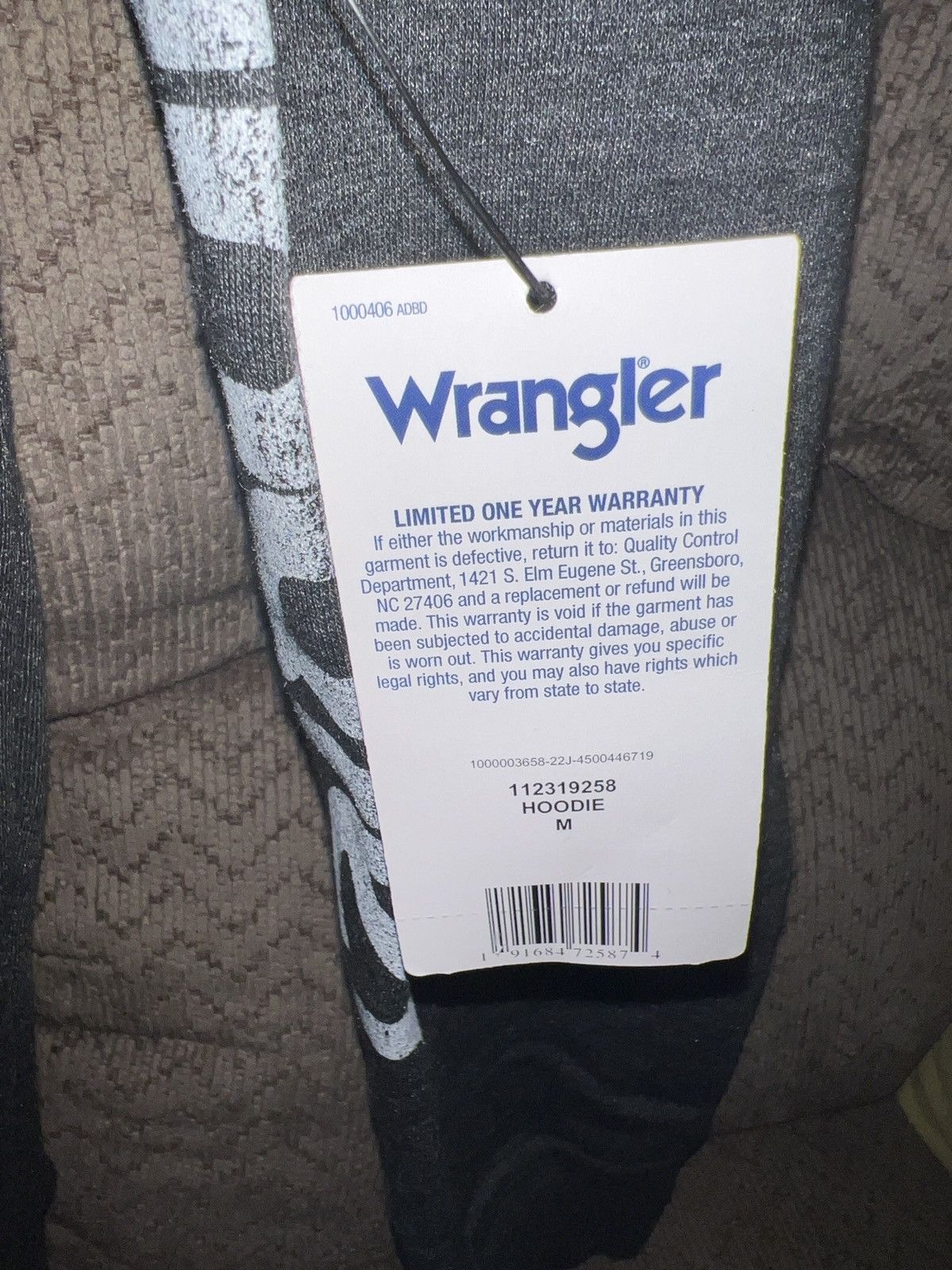 Wrangler Wrangler Logo Arm Hoodie Size US M / EU 48-50 / 2 - 6 Thumbnail