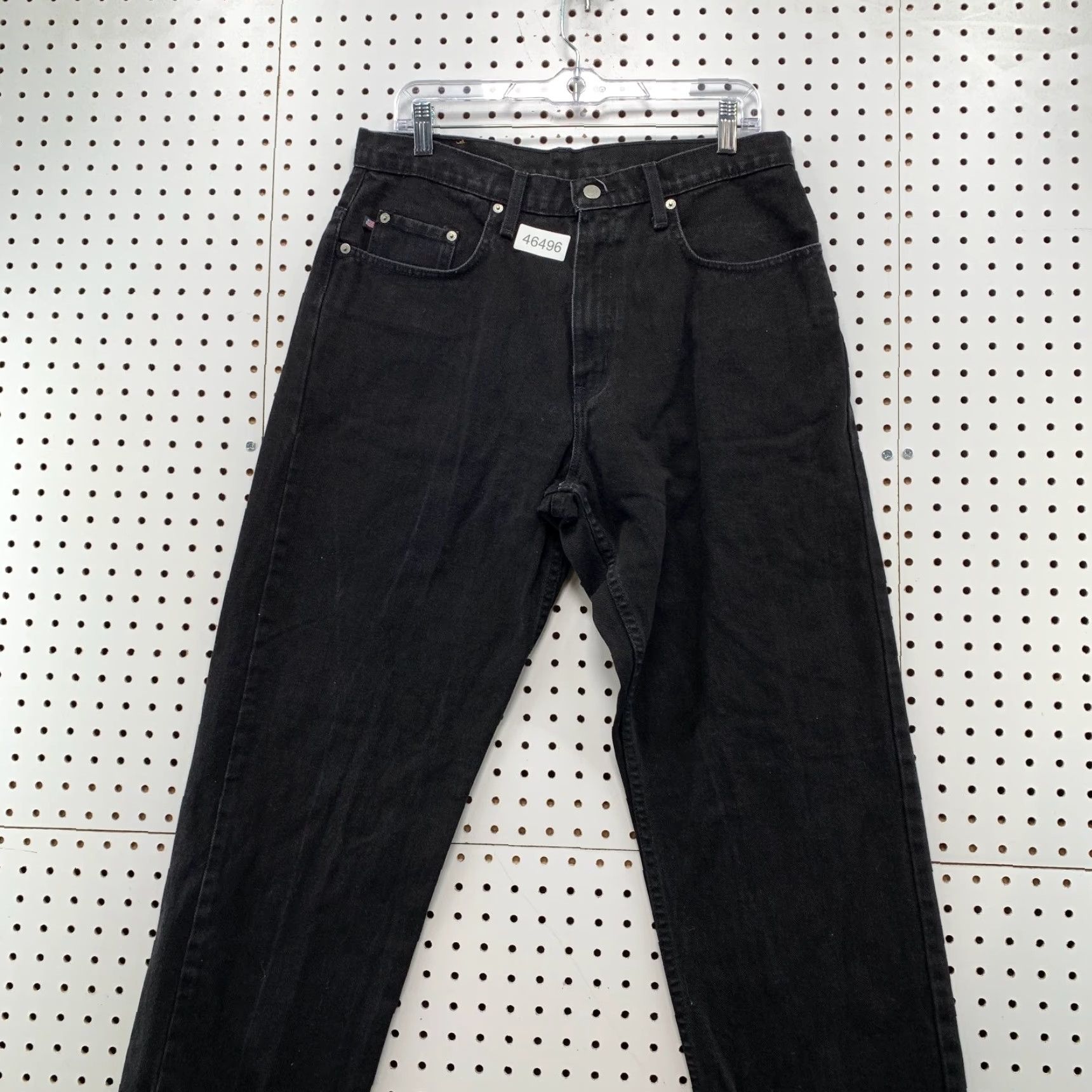 Polo Ralph Lauren VINTAGE Polo Ralph Lauren Denim Jeans Mens 33x32 Black Embroidered Flag Jean Co Size US XS / EU 42 / 0 - 5 Thumbnail
