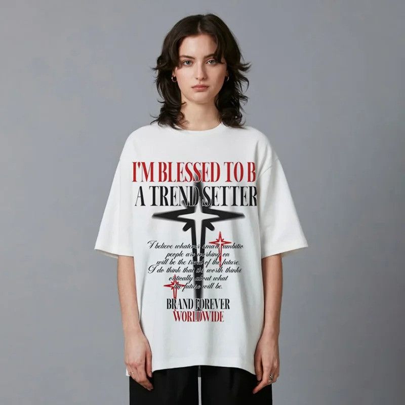 Other Aesthetic Letter Graphic T-Shirt Size US L / EU 52-54 / 3 - 3 Thumbnail