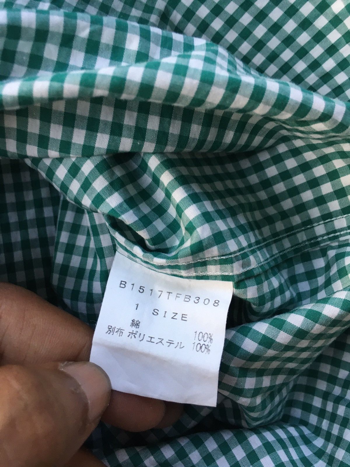 Issey Miyake 90S ISSEY MIYAKE FRAPBOIS GINGHAM SHIRT BUTTON UPS Size US M / EU 48-50 / 2 - 11 Thumbnail