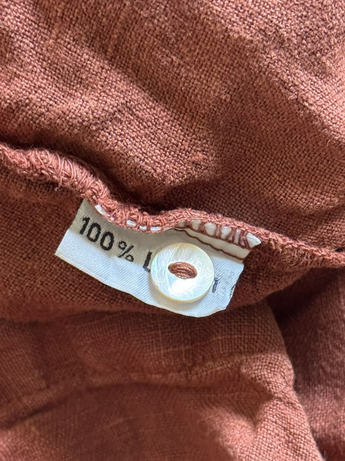 Linea Naturale Oska 4/size button up shirts long sleeve retro top dress Size US XL / EU 56 / 4 - 8 Thumbnail