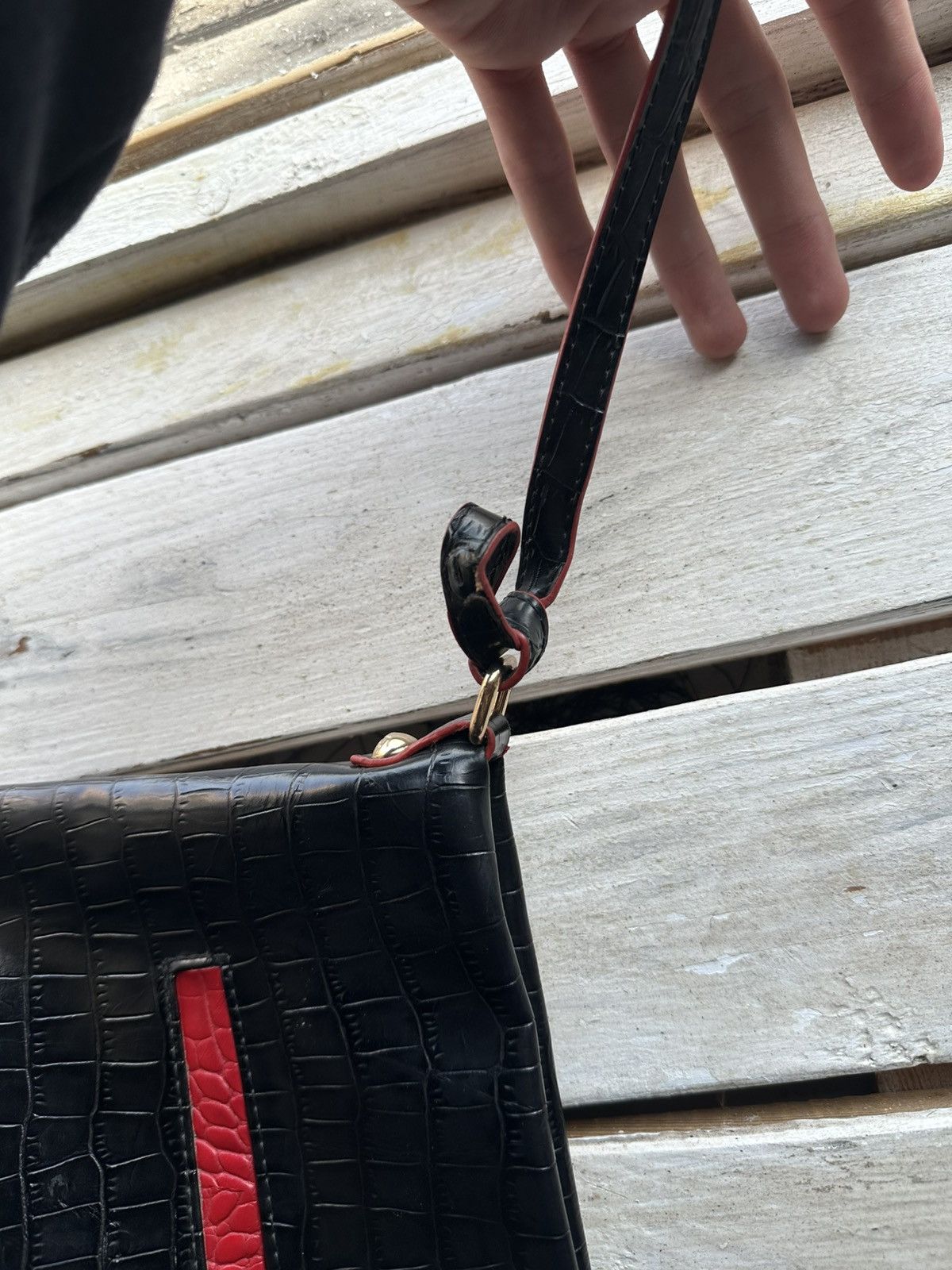 Japanese Brand 🚨Y2K 19v69 AVANT-GARDE 🚨mesh Japan style hand bag Y2K 90s Size ONE SIZE - 14 Thumbnail