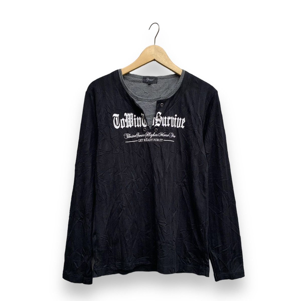 image of If Six Was Nine x Le Grande Bleu L G B Spinash Longsleavee Tshirt - Ifsixwasnine Lgb Style in Black