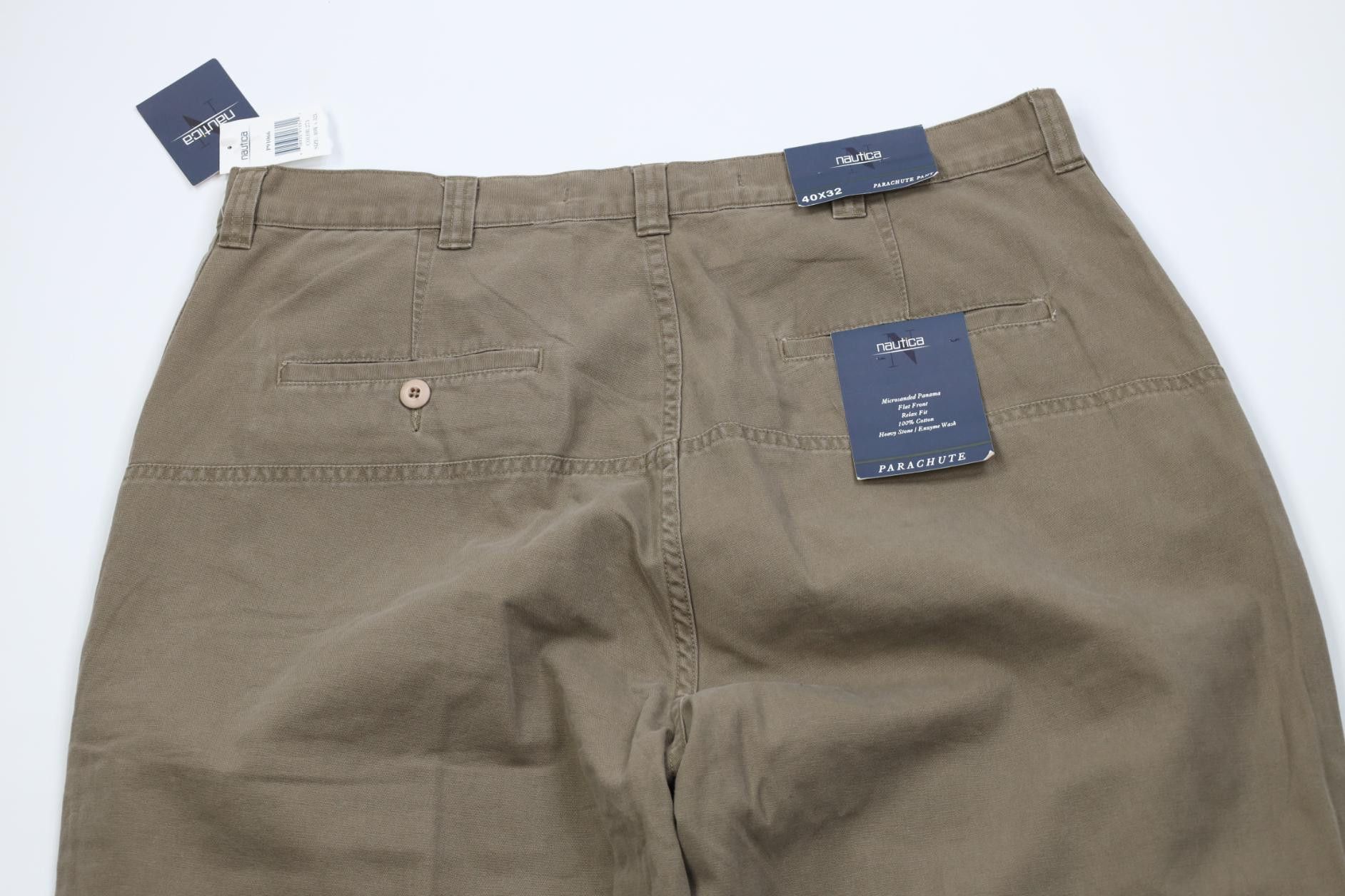 Nautica Deadstock Vintage 90s Nautica Wide Leg Double Knee Pants Size US 40 / EU 56 - 10 Thumbnail