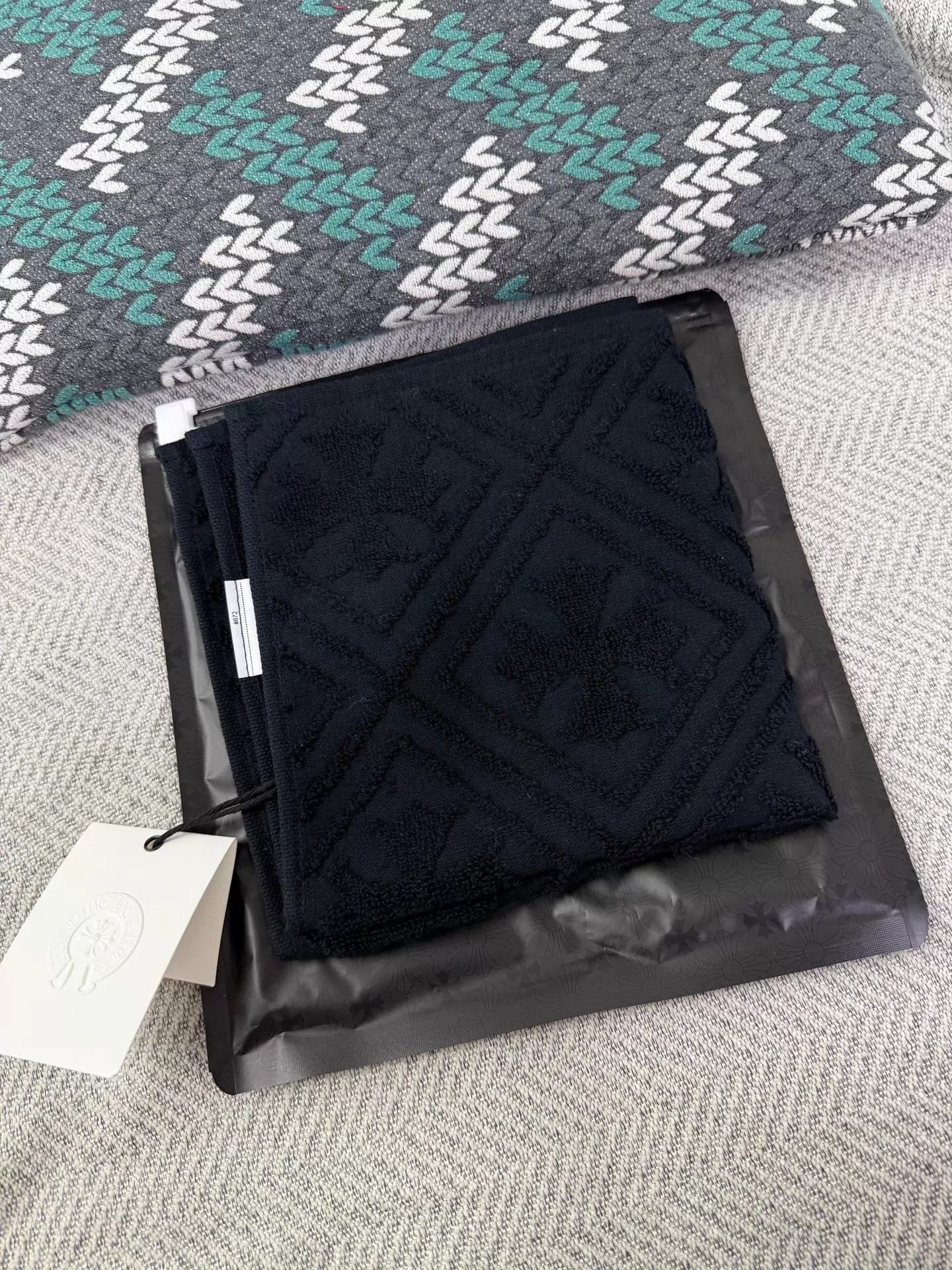 Chrome Hearts Chrome Hearts Black Cross Towel New with Tags Size ONE SIZE - 1 Thumbnail