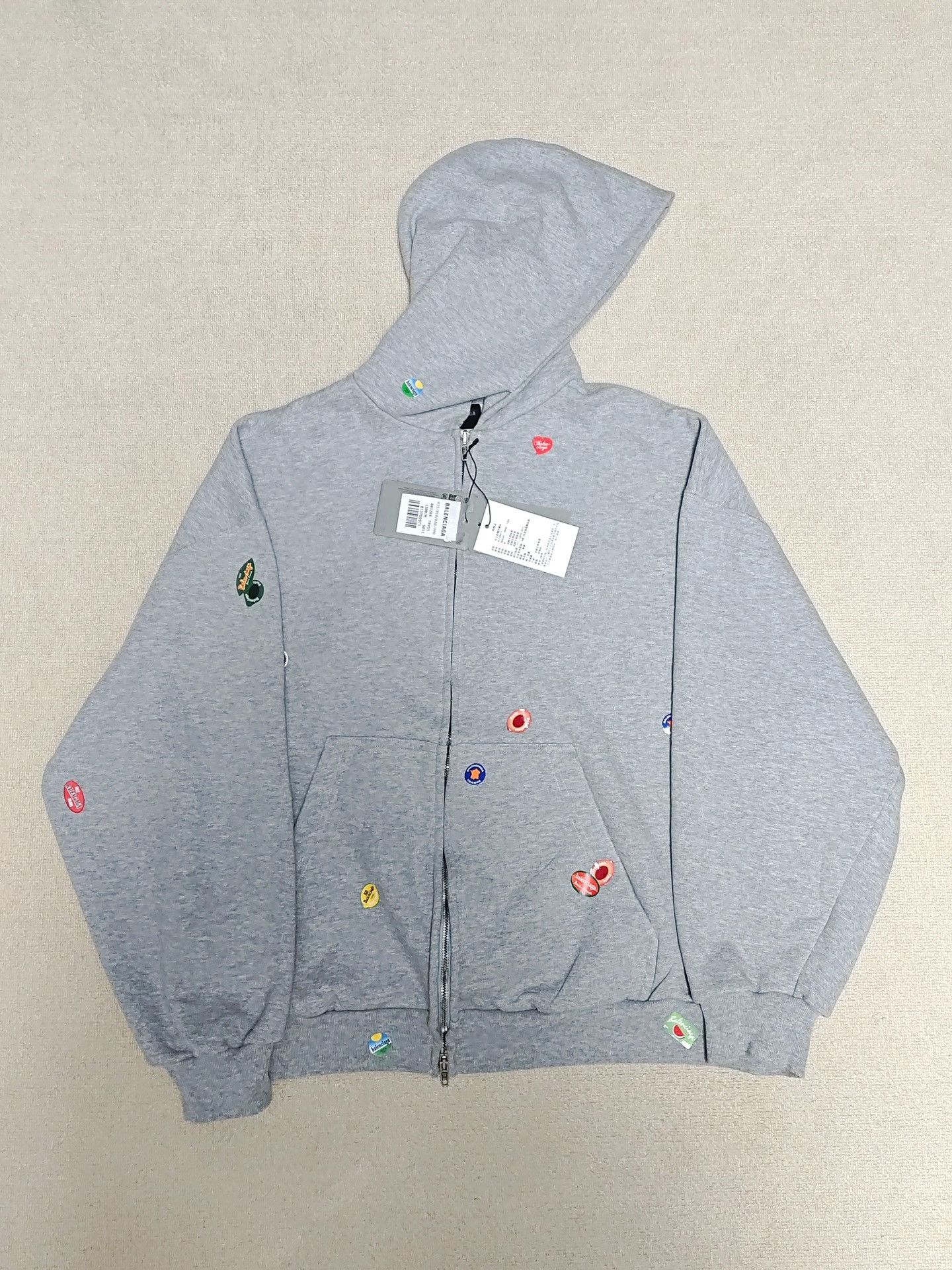 Balenciaga Balenciaga Spring/Summer 25 Seal Zip Hoodie 2501-Nextarrow Size US M / EU 48-50 / 2 - 1 Thumbnail