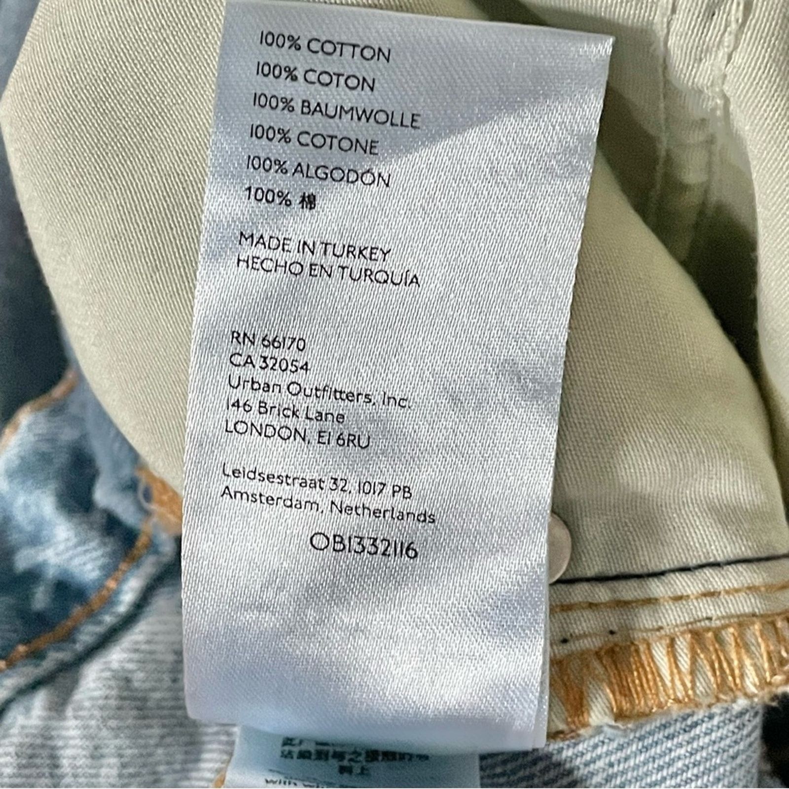 Bdg Urban Outfitters 🌺 BDG Baggy Skater Distressed Jeans Size 26" / US 2 / IT 38 - 11 Thumbnail