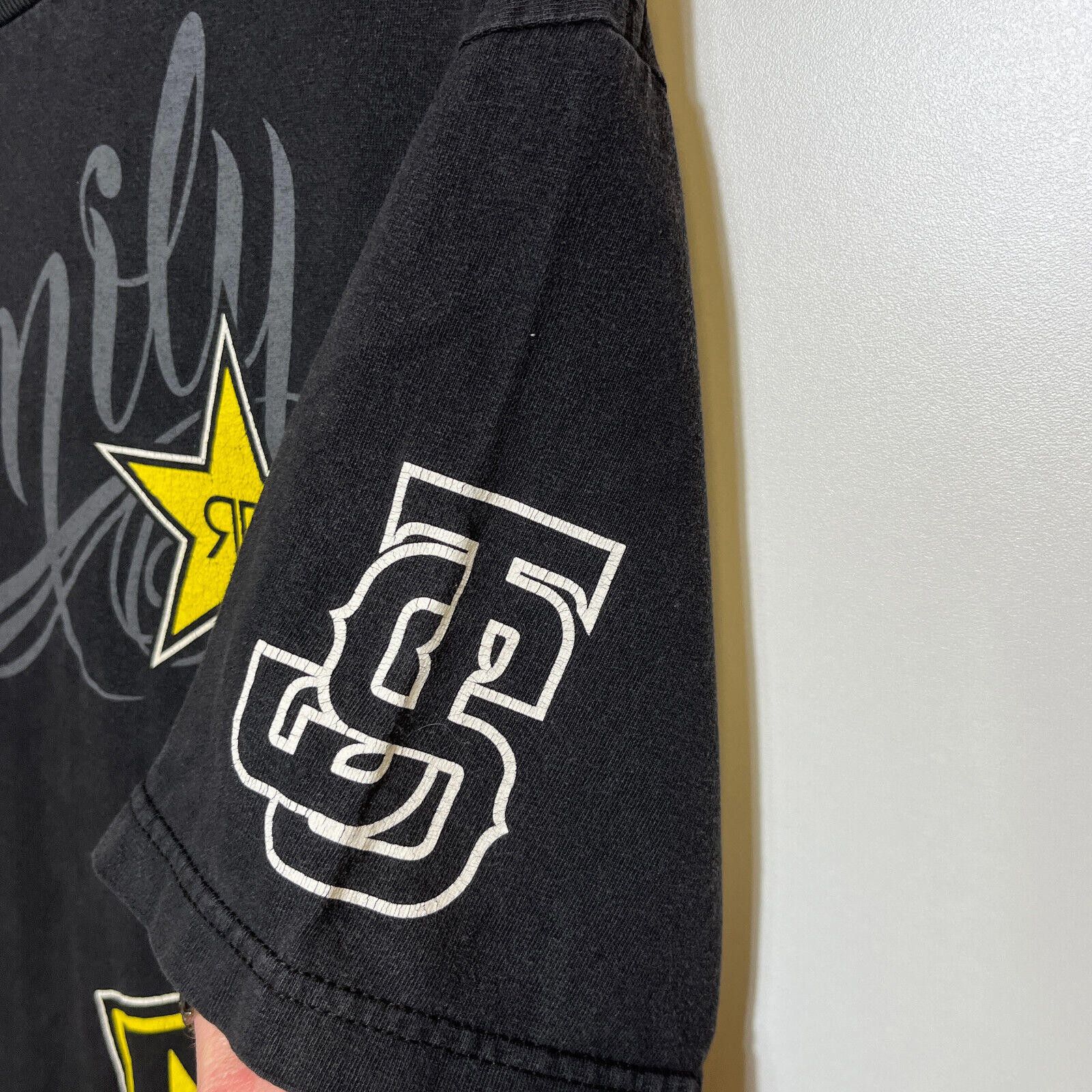 Famous Stars And Straps × Vintage Vintage Y2K Famous Stars & Straps Motocross T-Shirt L Size US L / EU 52-54 / 3 - 8 Thumbnail