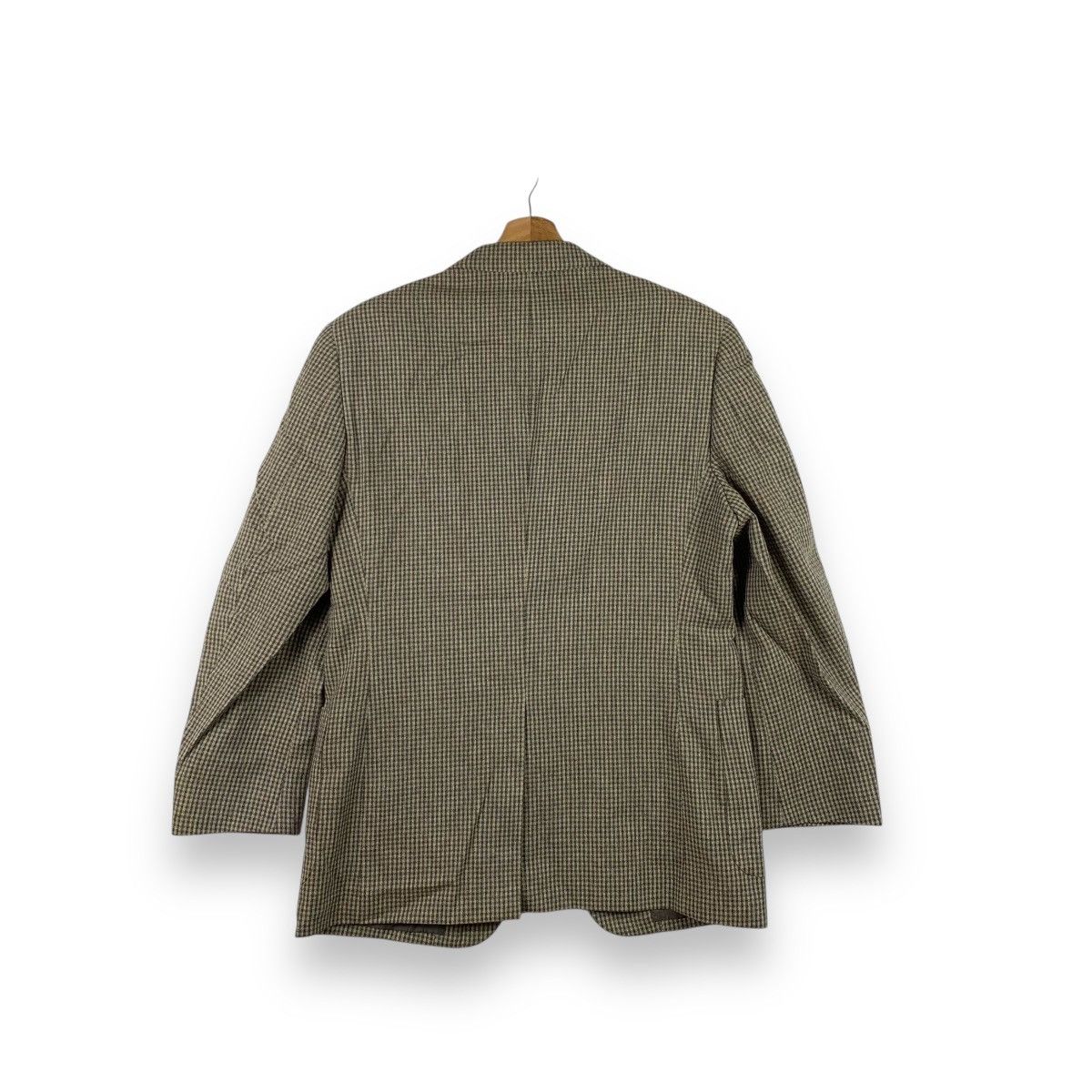 Vintage Vintage B. BY KRIZIA Italian Tailored Checkered Blazer Coat Size 34R - 4 Thumbnail