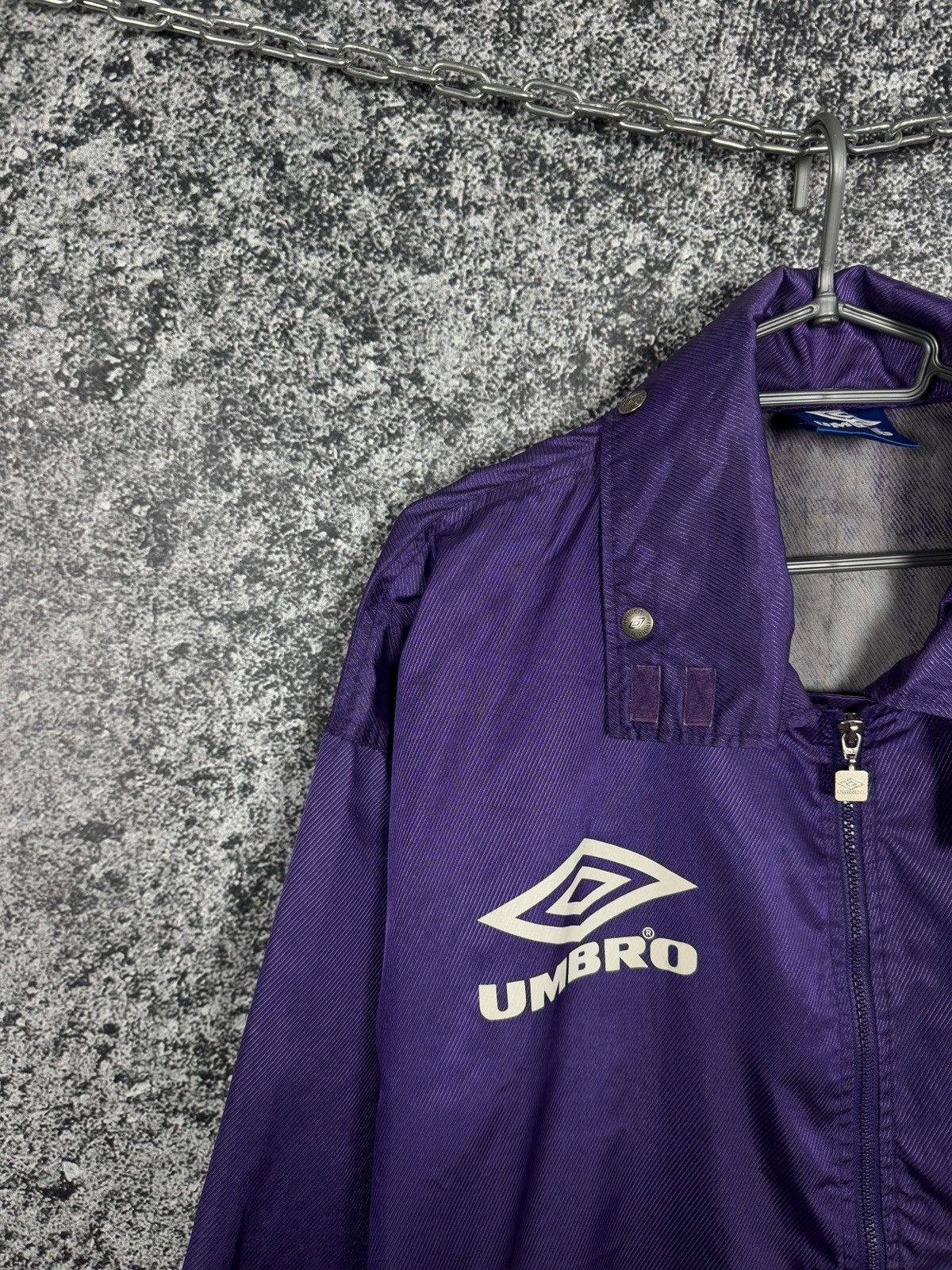 Umbro UMBRO Pro Training Vintage 90s Rain Jacket Windbreaker Sz M Size US M / EU 48-50 / 2 - 4 Thumbnail