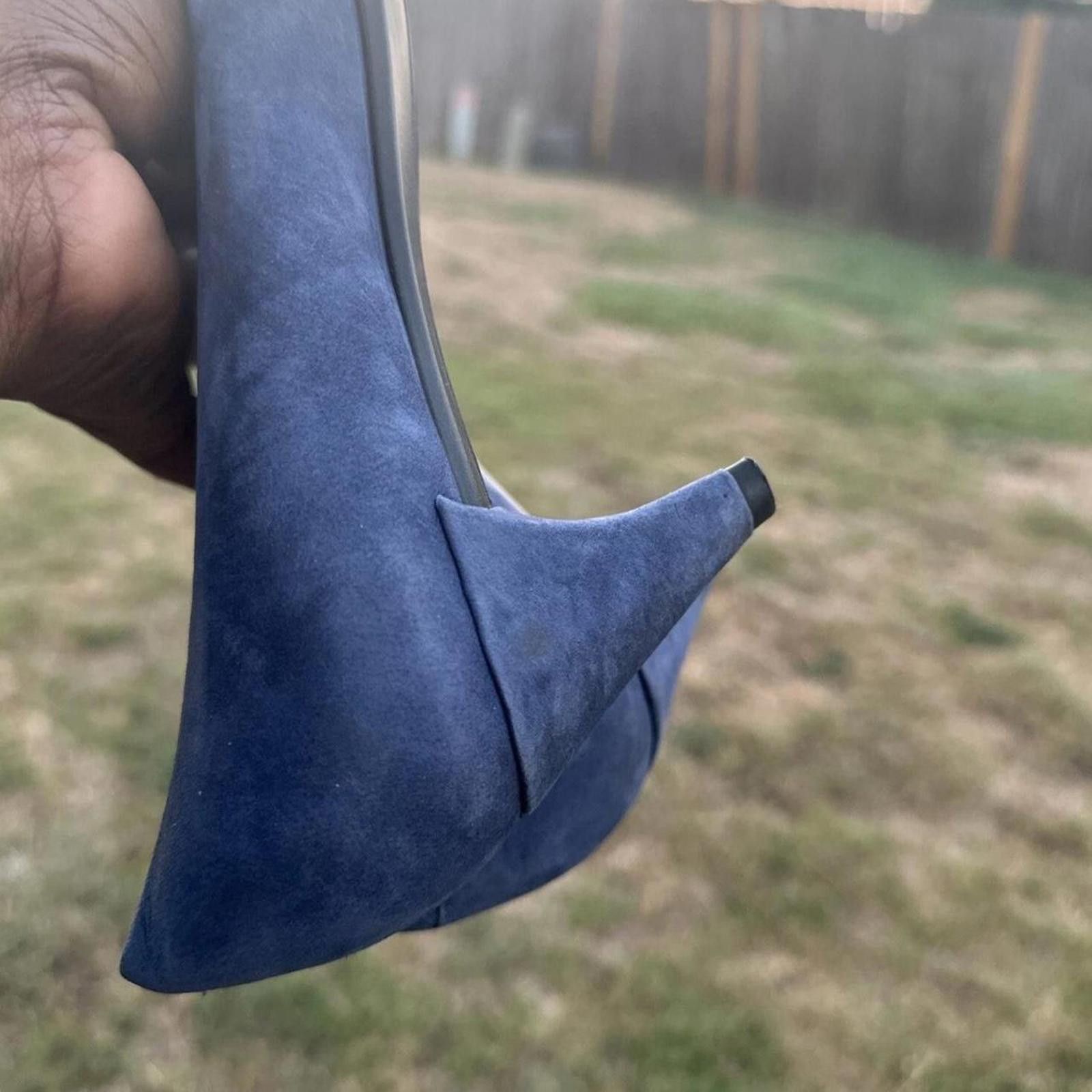 Ecco Blue suede pointed toe pumps #suede #pointedtoe Size US 8 / IT 38 - 3 Thumbnail