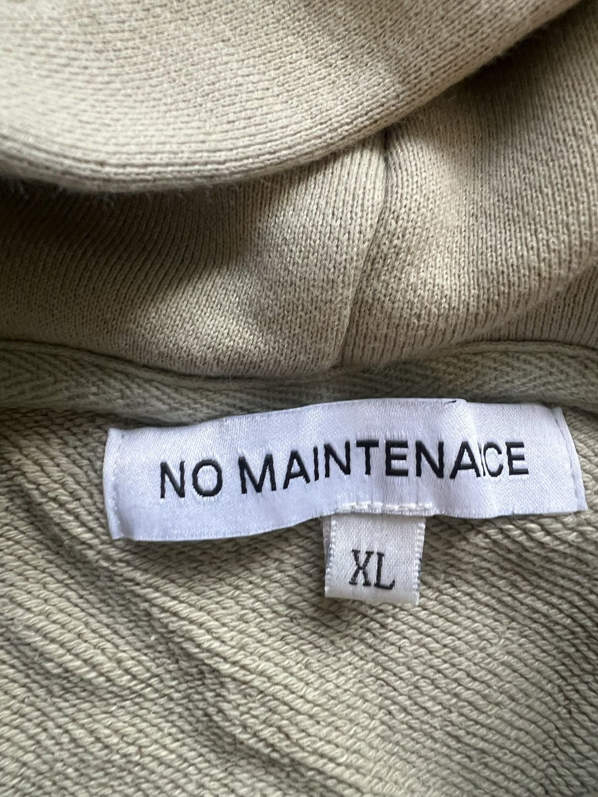 No Maintenance No Maintenance Hoodie - Pistachio Size US XL / EU 56 / 4 - 2 Thumbnail
