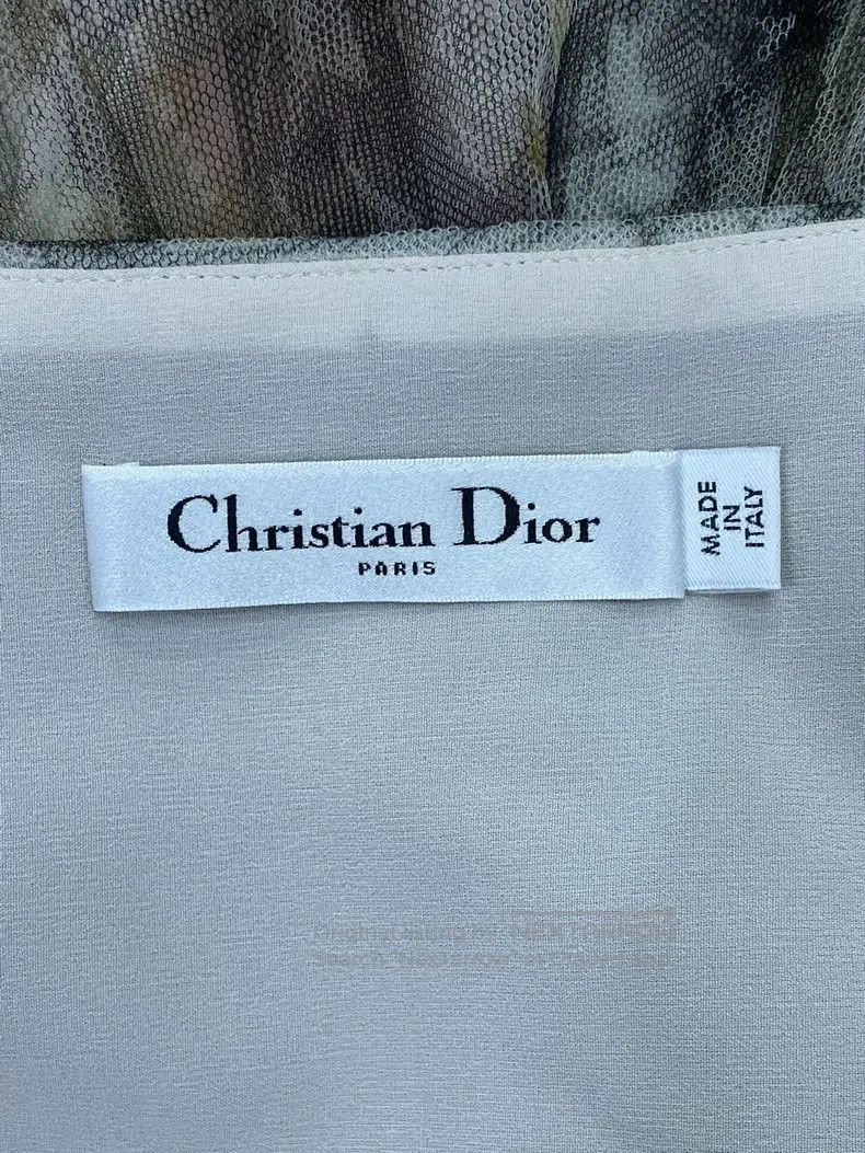 Dior Dior Floral mesh pleated skirt Size 27" / US 4 / IT 40 - 4 Thumbnail