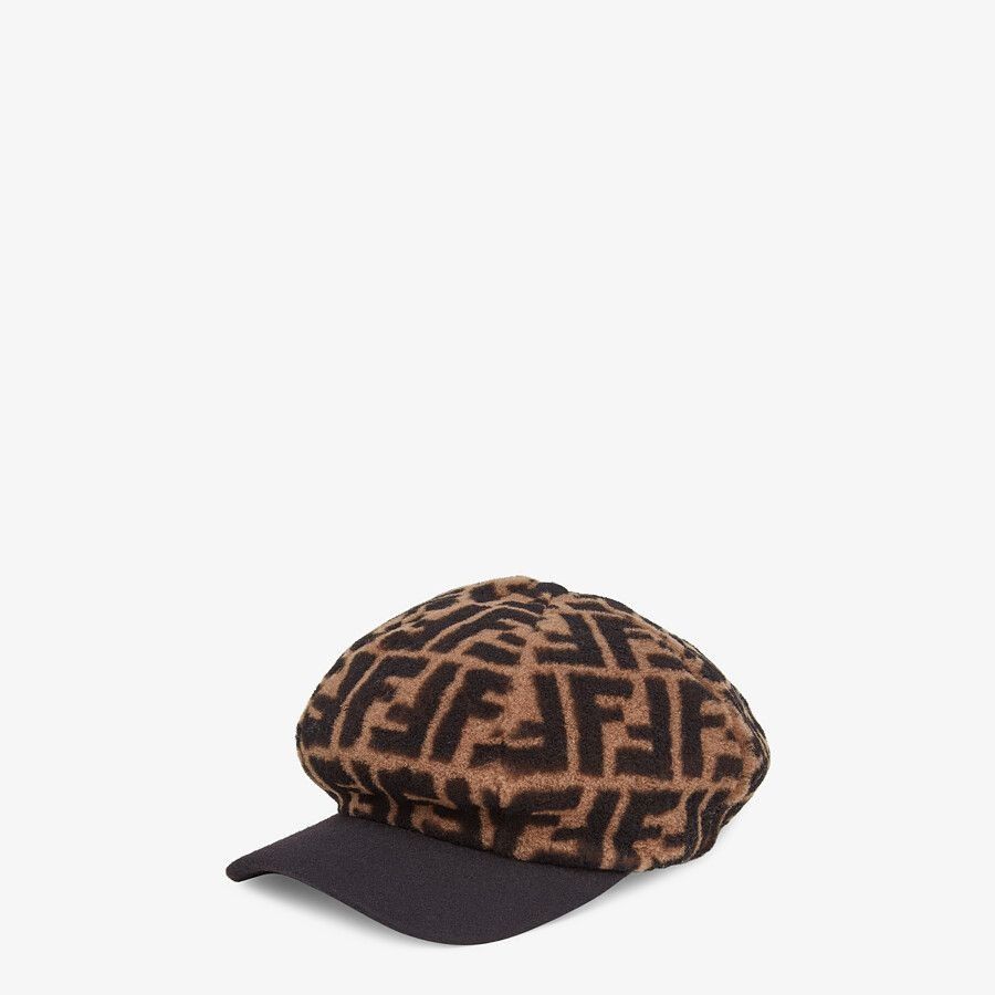 Fendi o1s1wg111224 Size: OS / (Cap / Hat) in Brown & Black Size ONE SIZE - 1 Thumbnail
