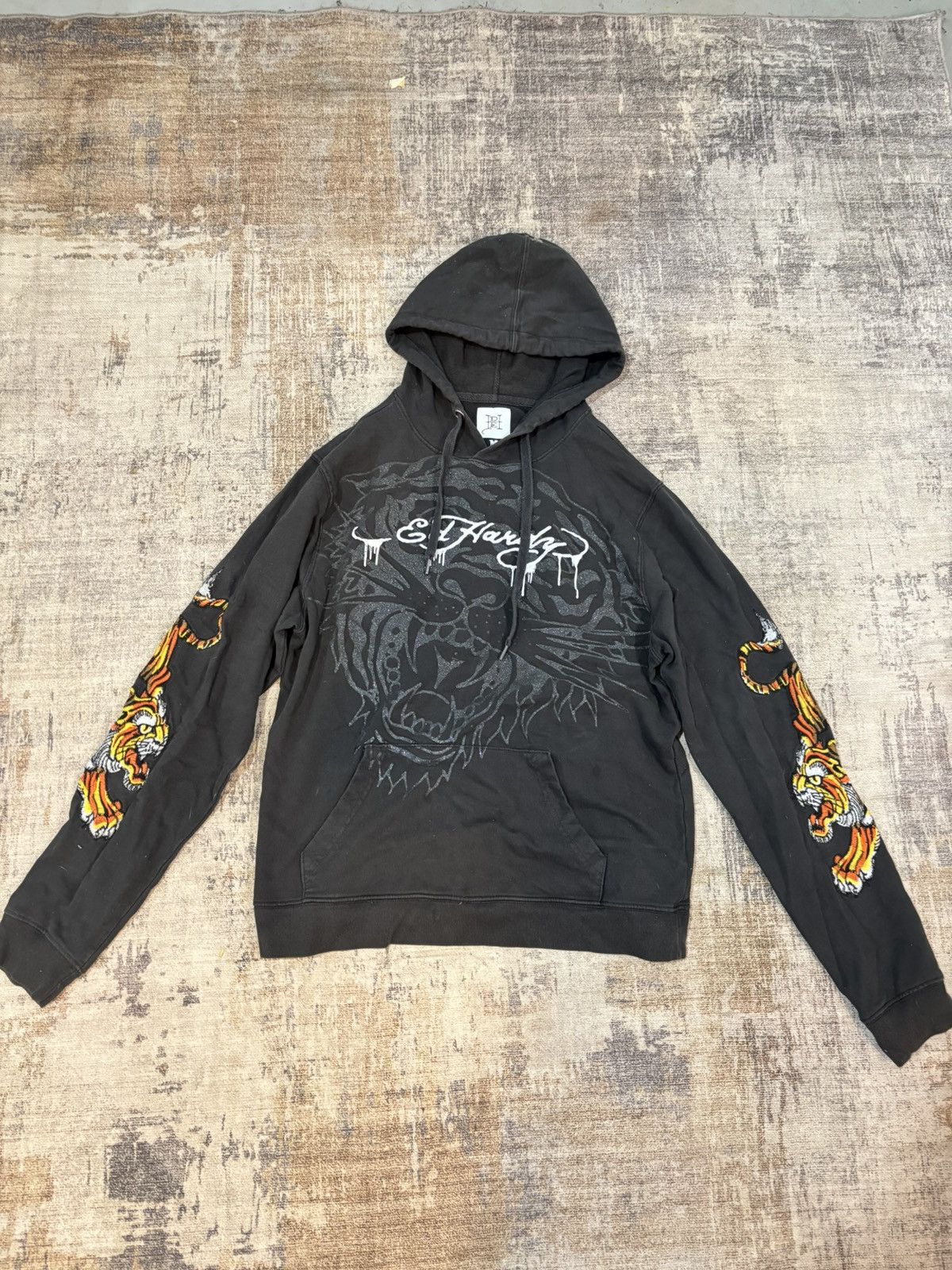 Ed Hardy Dragon sleeve hoodir