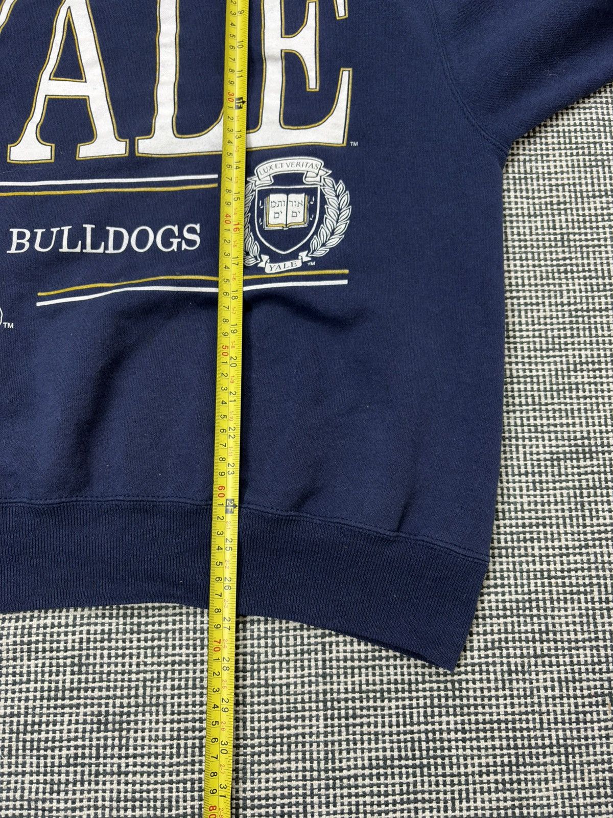 Hanes 1990s vintage Yale university NCAA football bulldogs sweatsh Size US XL / EU 56 / 4 - 5 Thumbnail