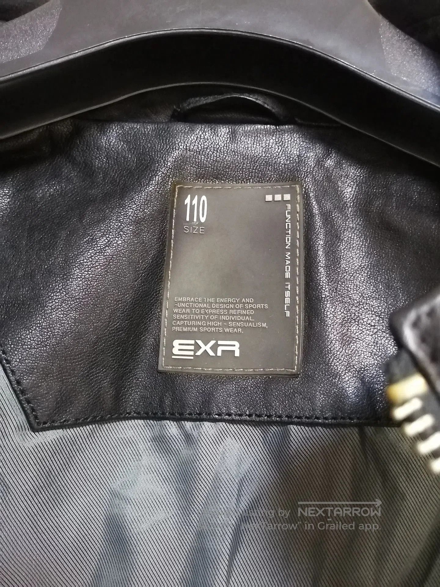 EX INFINITAS EXR Leather Motorcycle Racing Jacket. Size US XXL / EU 58 / 5 - 6 Thumbnail