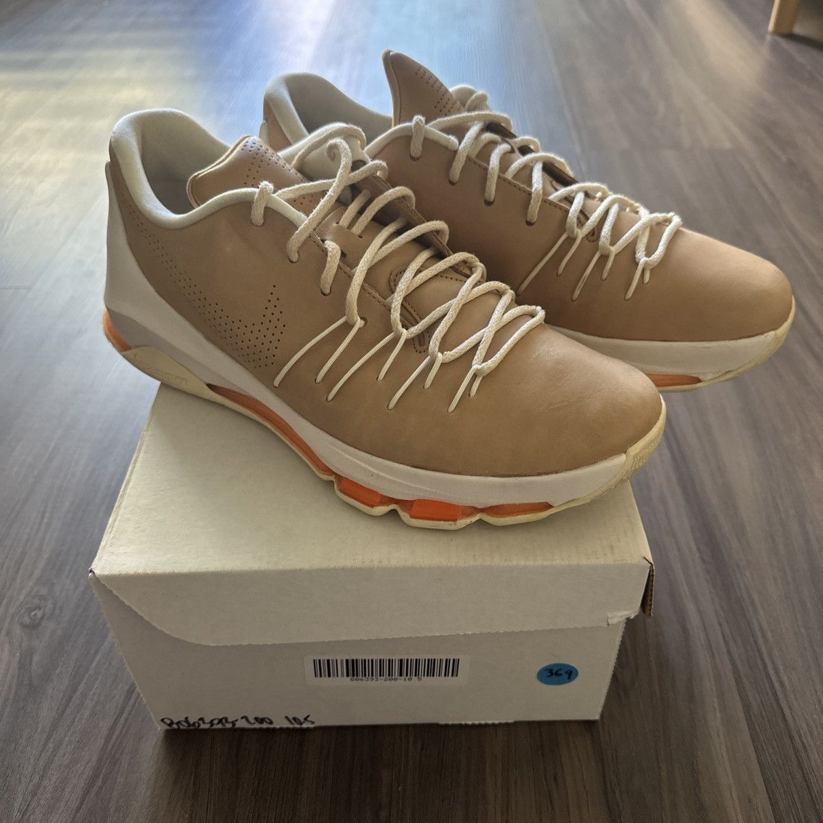 Nike Nike KD 8 EXT Vachetta Tan White Size 10.5 - Worn 5 Times Size US 10.5 / EU 43-44 - 1 Thumbnail