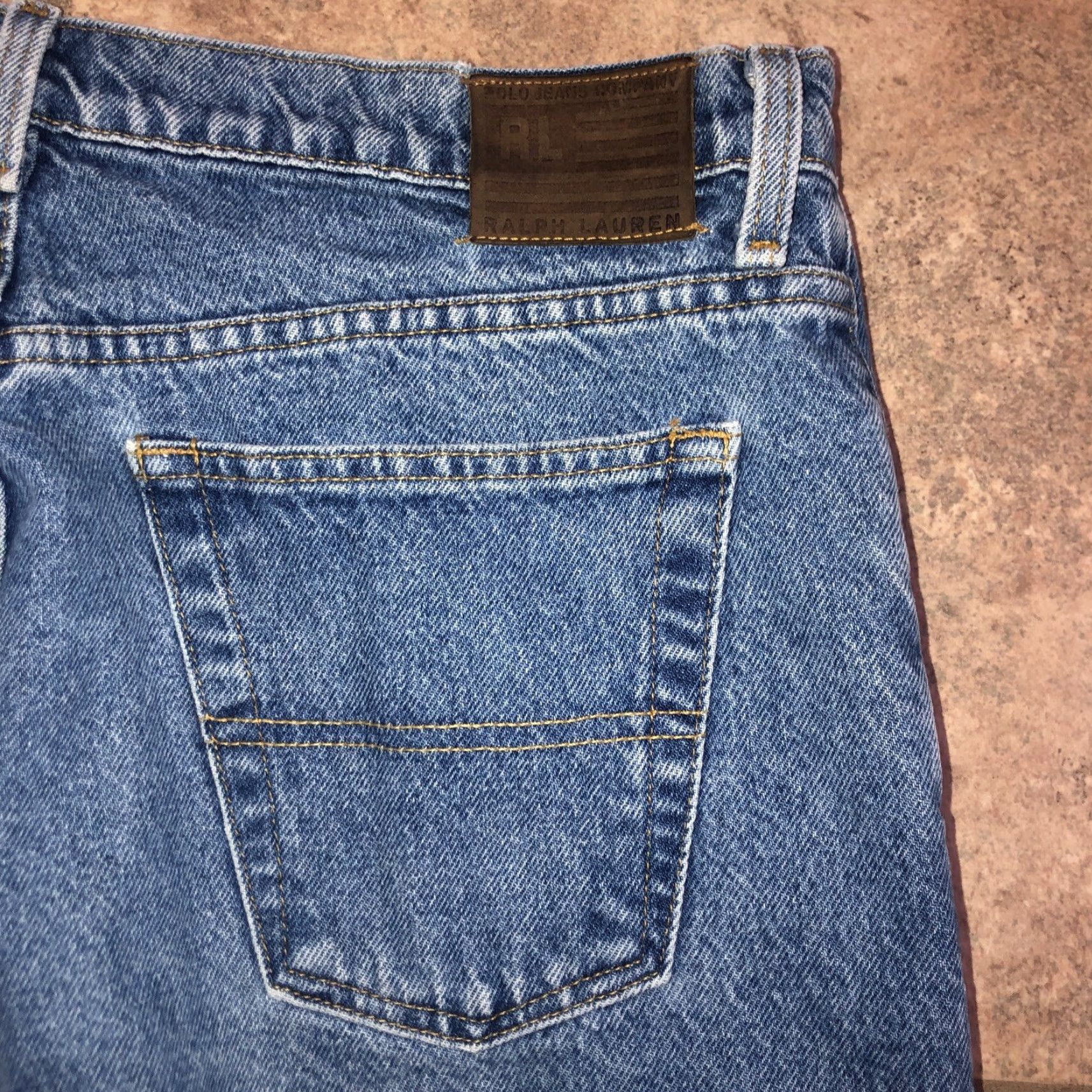 Polo Ralph Lauren Polo Ralph Lauren Jeans Mens Size 36x32 Relaxed Straight Leg Blue Size US M / EU 48-50 / 2 - 2 Thumbnail