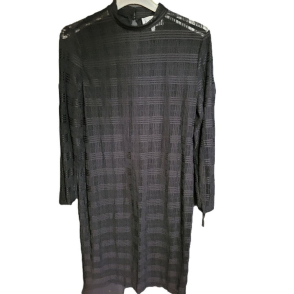 Nicole Miller Nicole Miller, black see through lace dress,NWOT, Size 14 Size XL / US 12-14 / IT 48-50 - 1 Thumbnail