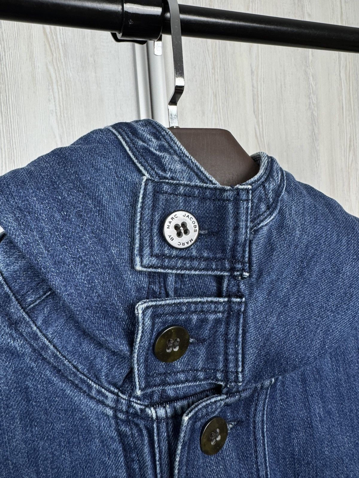 Marc by Marc Jacobs MARC BY MARC JACOBS 4-Pocket Denim Hooded Jacket 40s US Navy Size US M / EU 48-50 / 2 - 9 Thumbnail