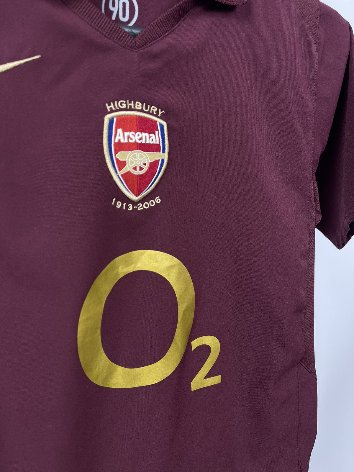 Nike Arsenal Home Shirt Jersey 2005-2006 Nike Size Youth S 8-10 Size US XXS / EU 40 - 3 Thumbnail