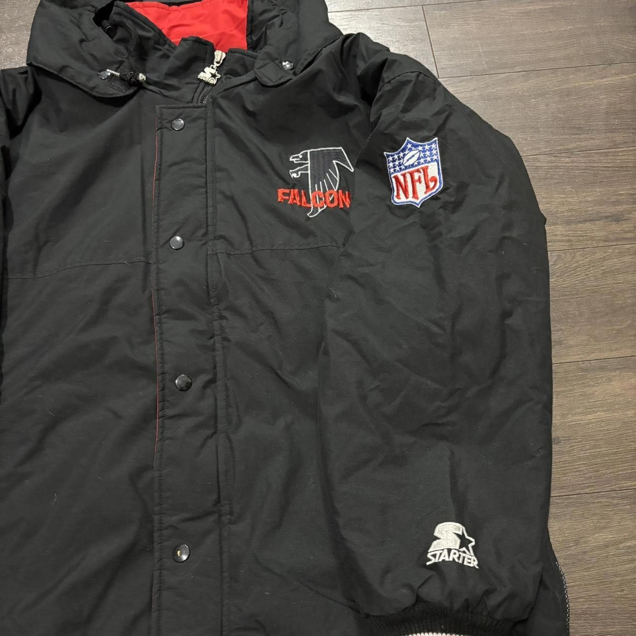 Starter vintage Atlanta falcons zip up starter jacket 90s M Size US M / EU 48-50 / 2 - 6 Thumbnail