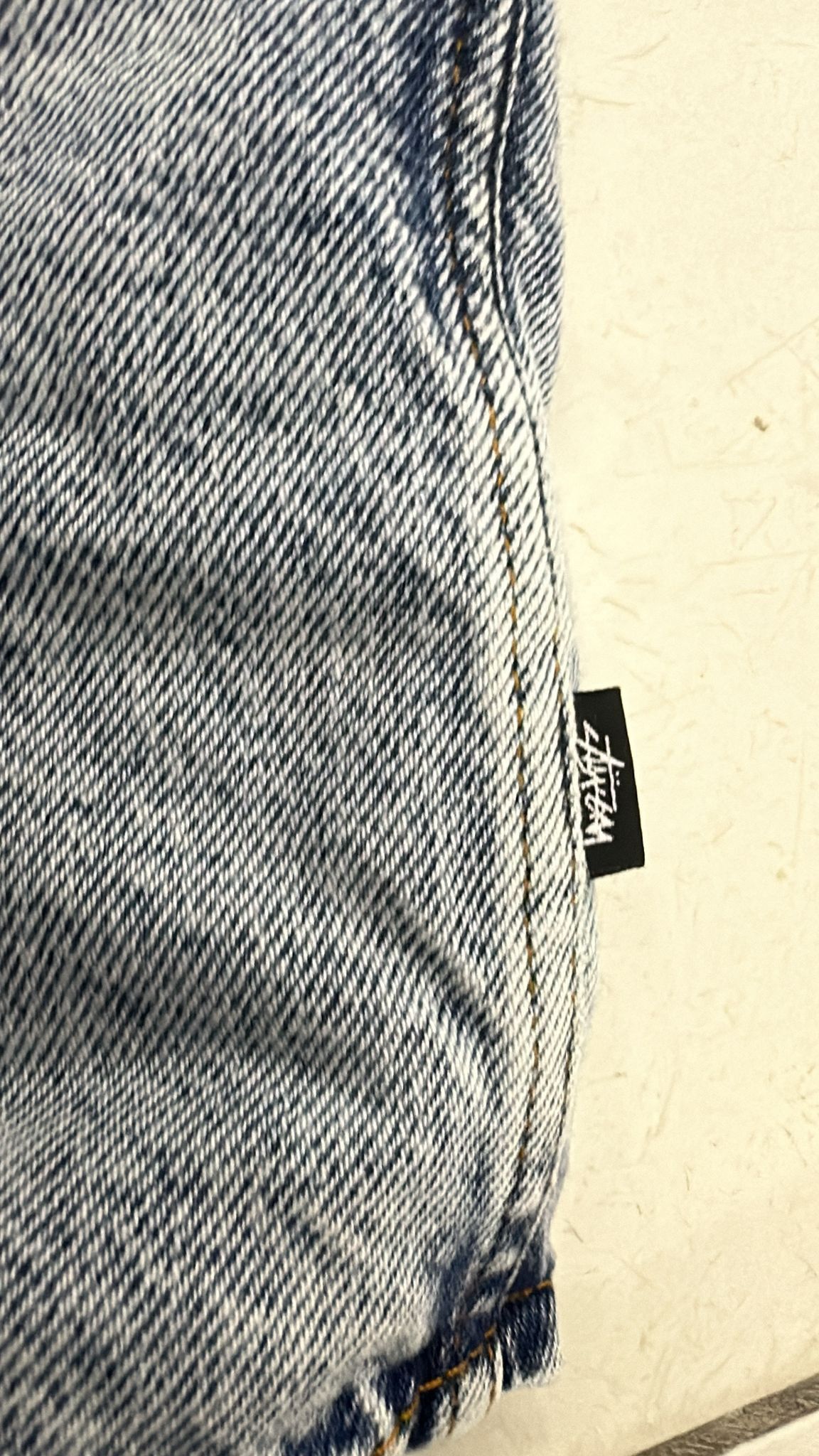 Stussy × Vintage Stussy Sherpa Lined Denim Shirt Medium Size US M / EU 48-50 / 2 - 6 Thumbnail