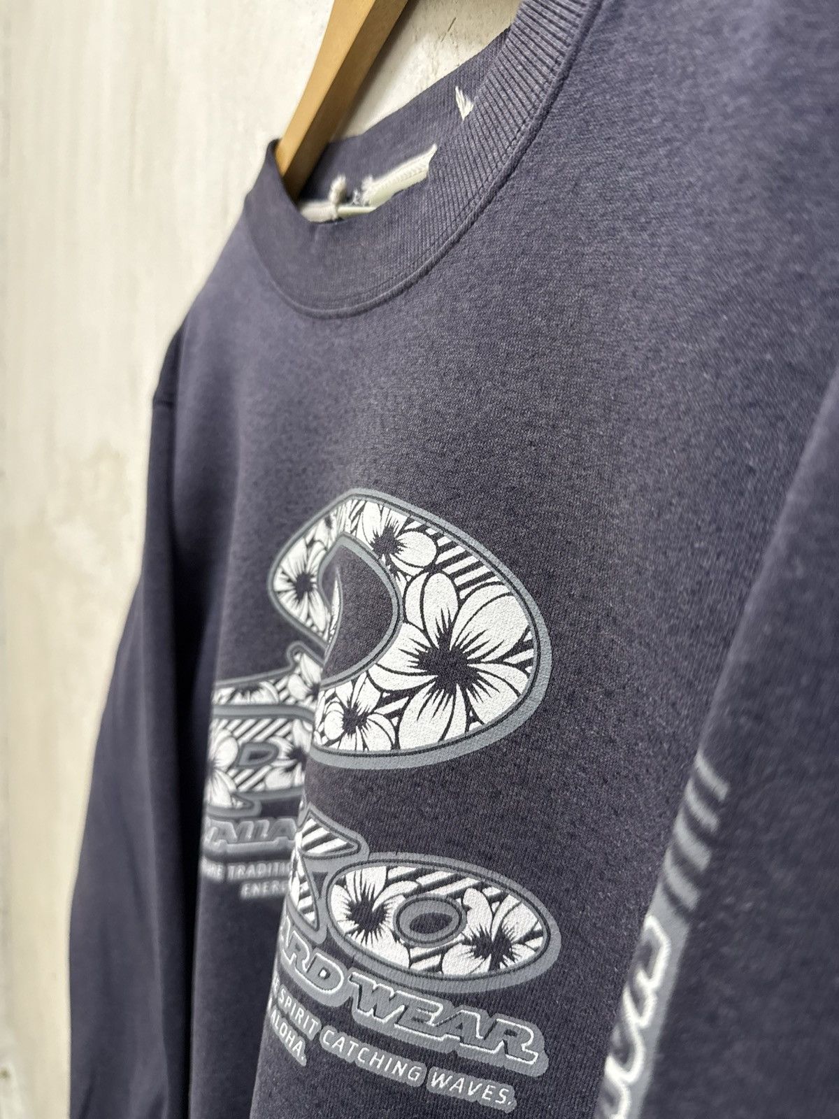 Japanese Brand Faded Piko Hawaiian Surf Sweatshirt Size US M / EU 48-50 / 2 - 3 Thumbnail