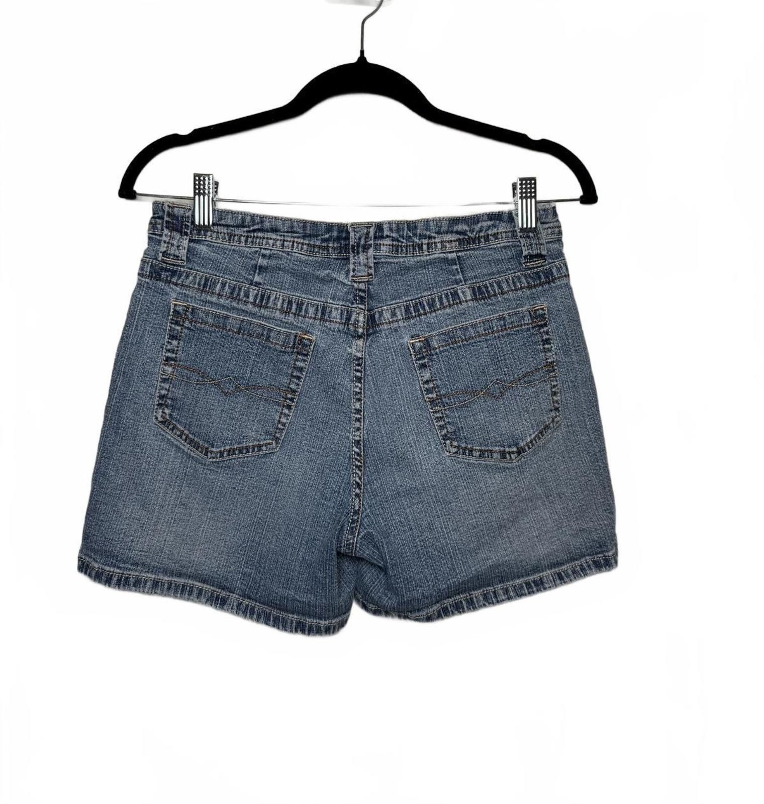 Designer Vintage 90s Granola Girl Basic Denim Blue Jean Shorts Size 28" / US 6 / IT 42 - 2 Thumbnail