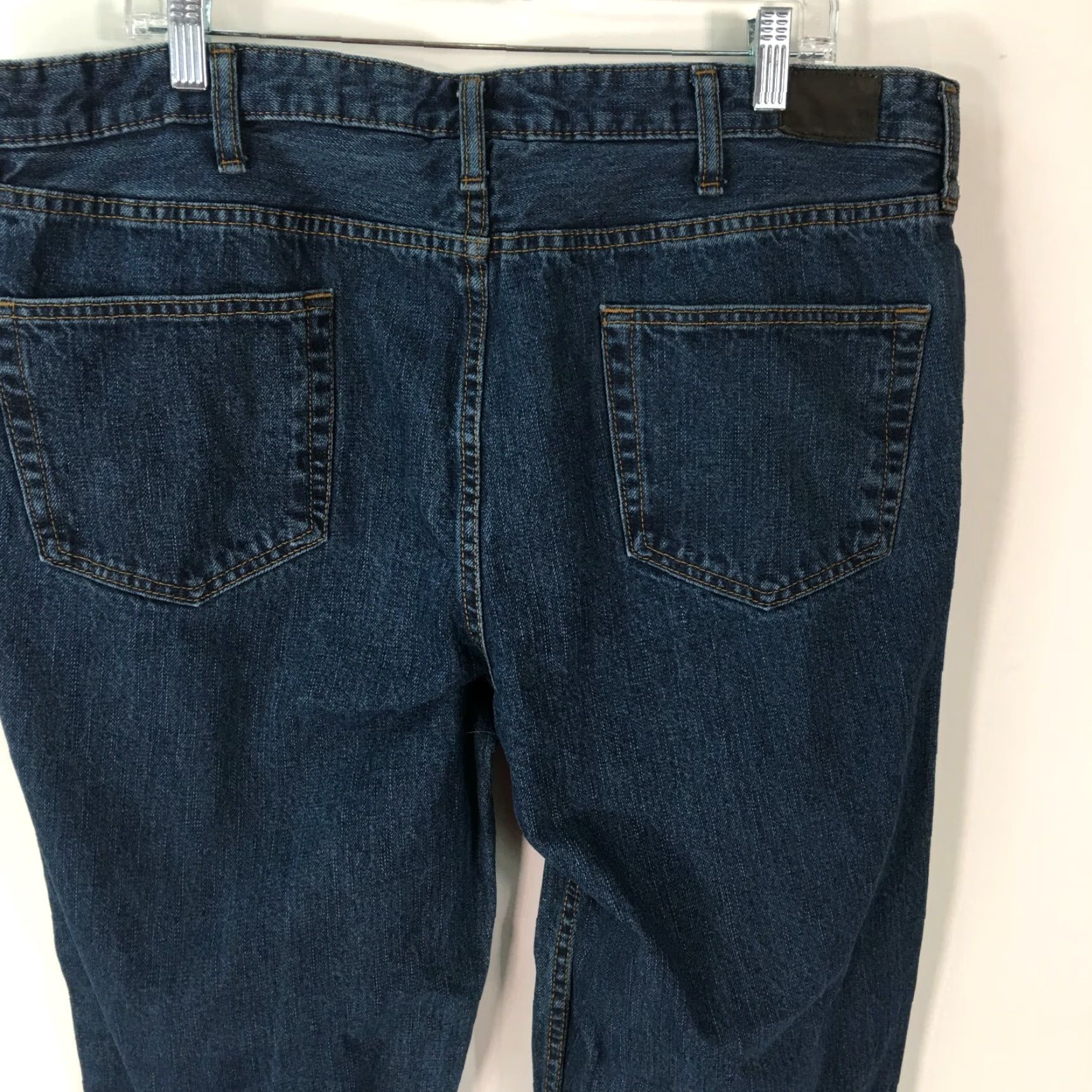 Lands' End Lands' End Men's Casual Straight Denim Jeans Size 40 Blue Regular Fit 5-Pocket Classic Size US 40 / EU 56 - 3 Thumbnail