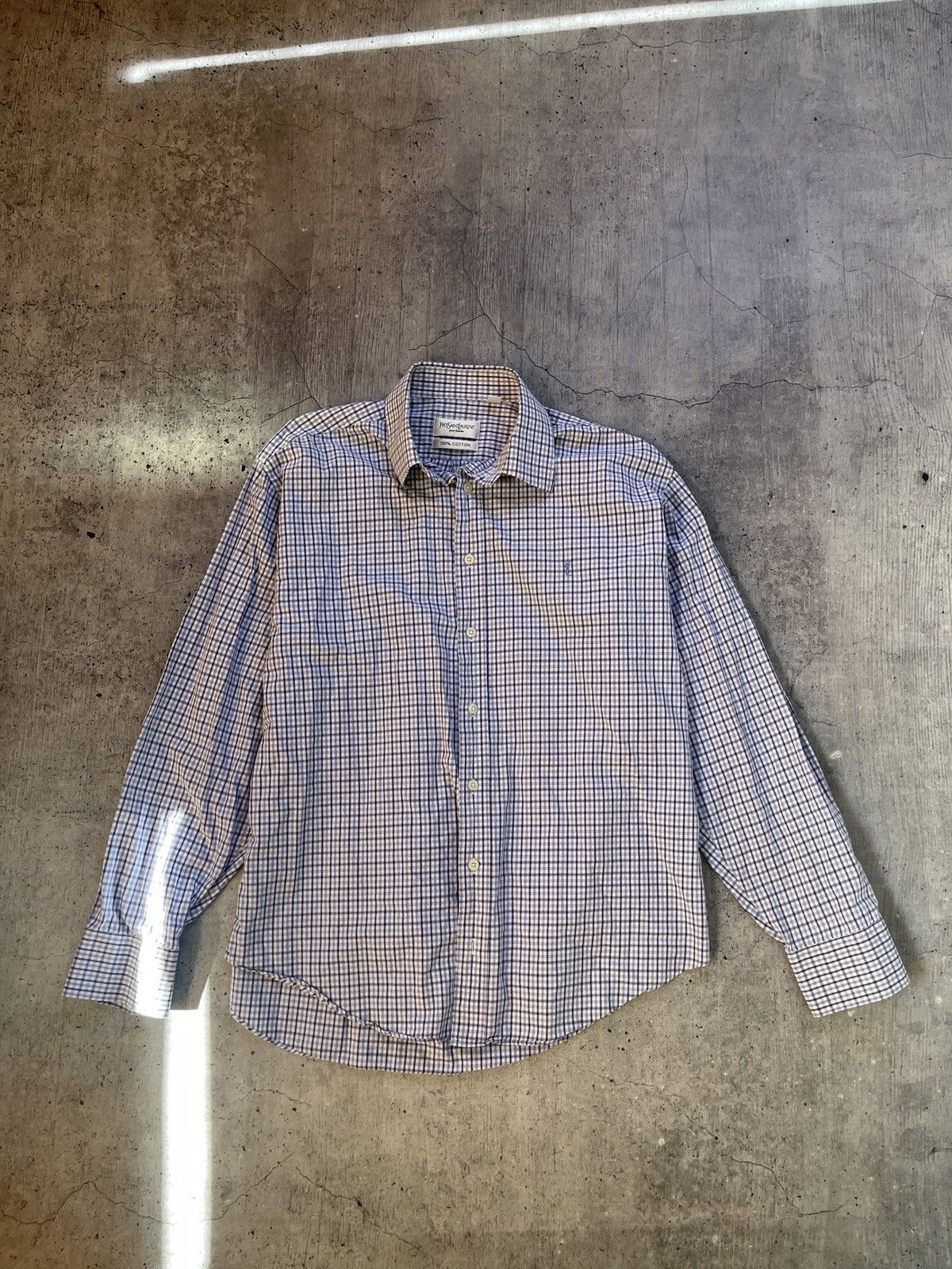 Vintage × Yves Saint Laurent Yves Saint Laurent Shirt Size US L / EU 52-54 / 3 - 1 Thumbnail