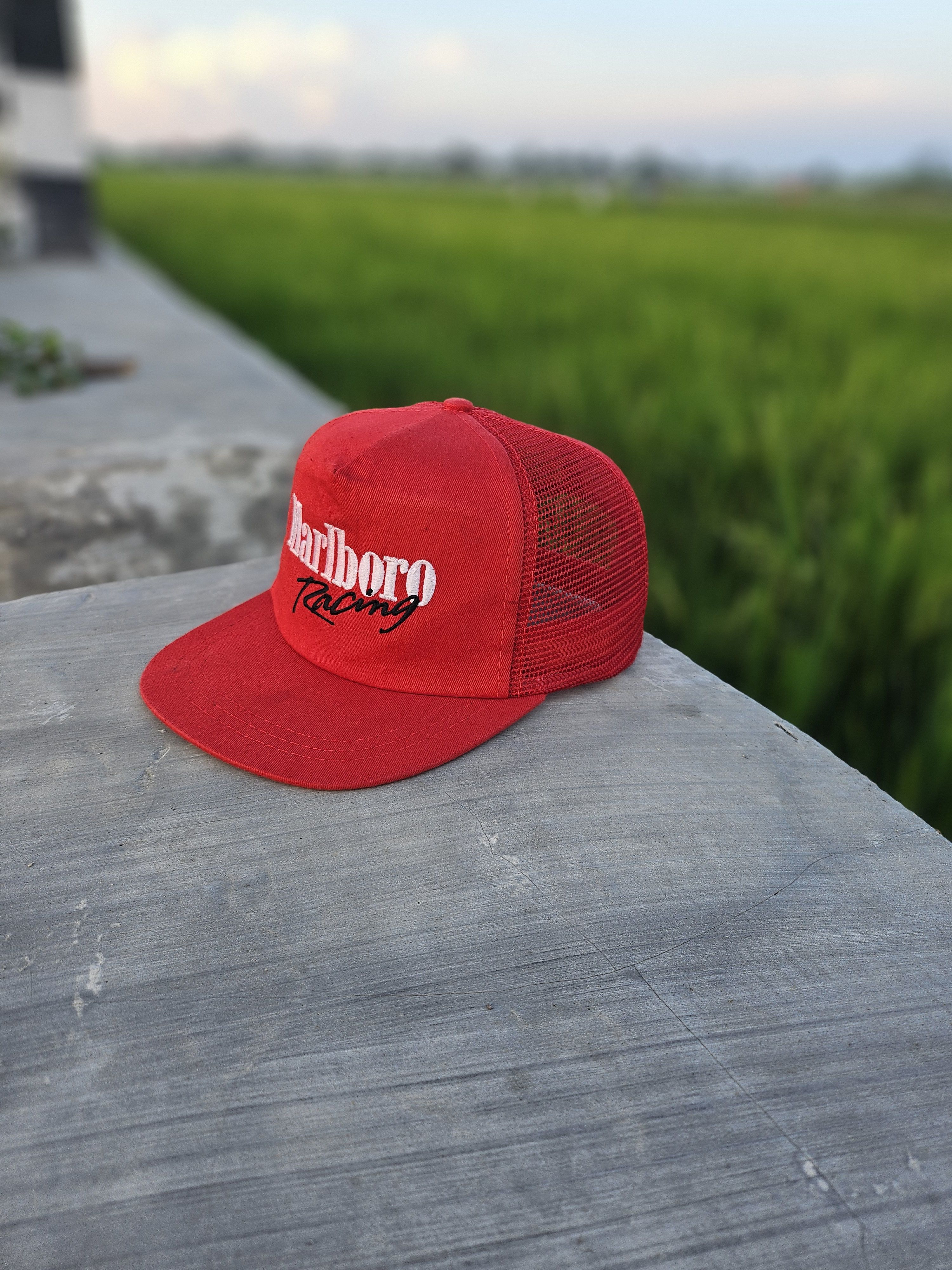 Marlboro Vintage Marlboro Racing Trucker Hat Size ONE SIZE - 4 Thumbnail