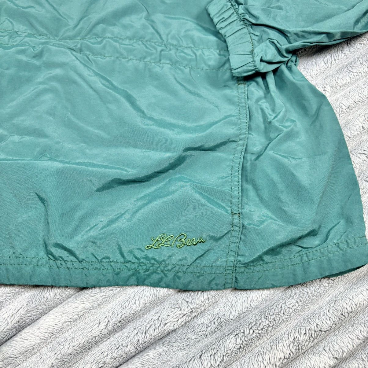 L.L. Bean VTG LL BEAN USA DARK GREEN THINSULATE 1/4 ZIP PULLOVER Size L / US 10 / IT 46 - 4 Thumbnail