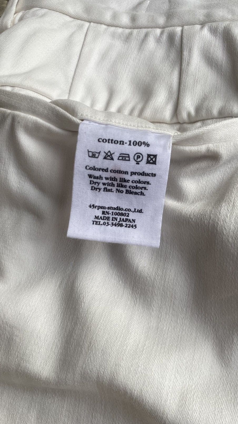 45rpm × Japanese Brand × Vintage Vintage 45rpm Pants White Size US 32 / EU 48 - 11 Thumbnail