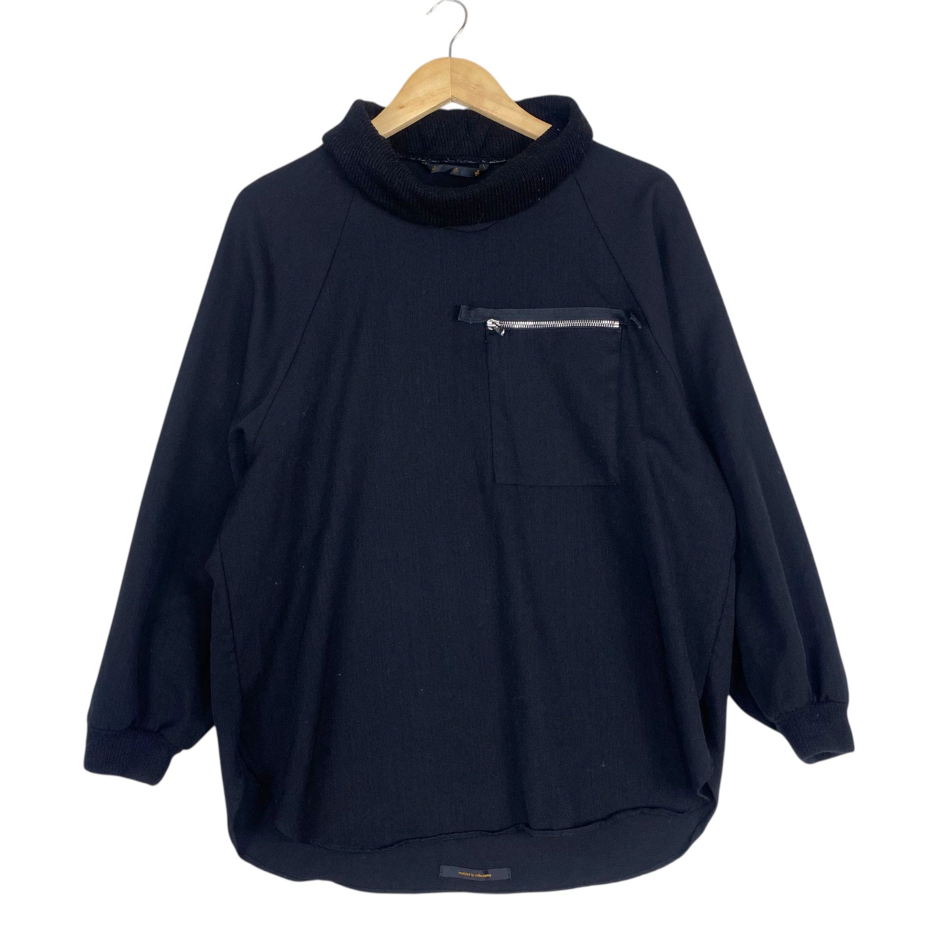 Ato Matsumoto 💥ATO BY CHIKA AOYAMA HIGN NECK COTTON SWEATSHIRT Size M / US 6-8 / IT 42-44 - 4 Thumbnail