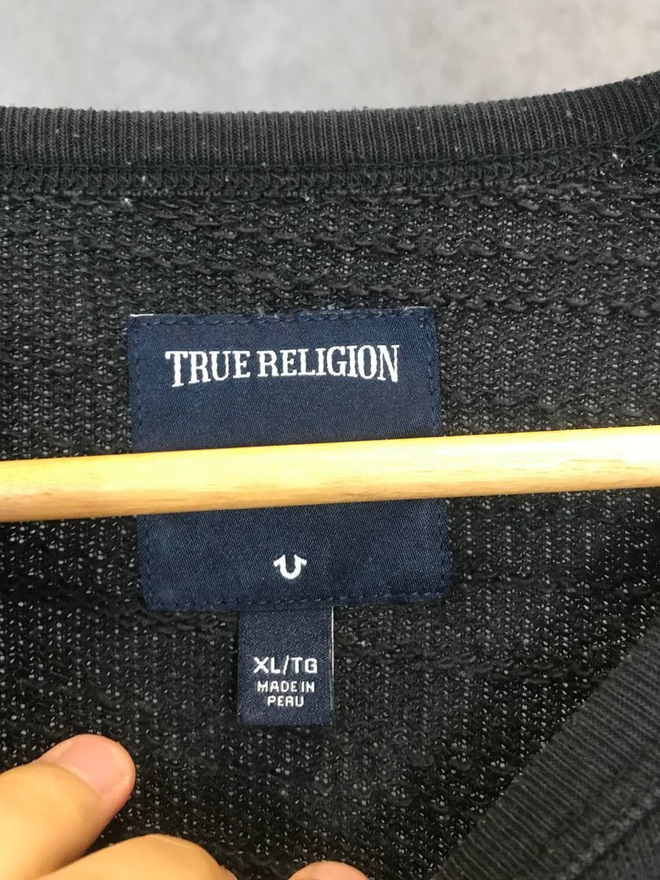 Japanese Brand × True Religion True Religion Japanese designer big logo distressed tee Size US XL / EU 56 / 4 - 4 Thumbnail