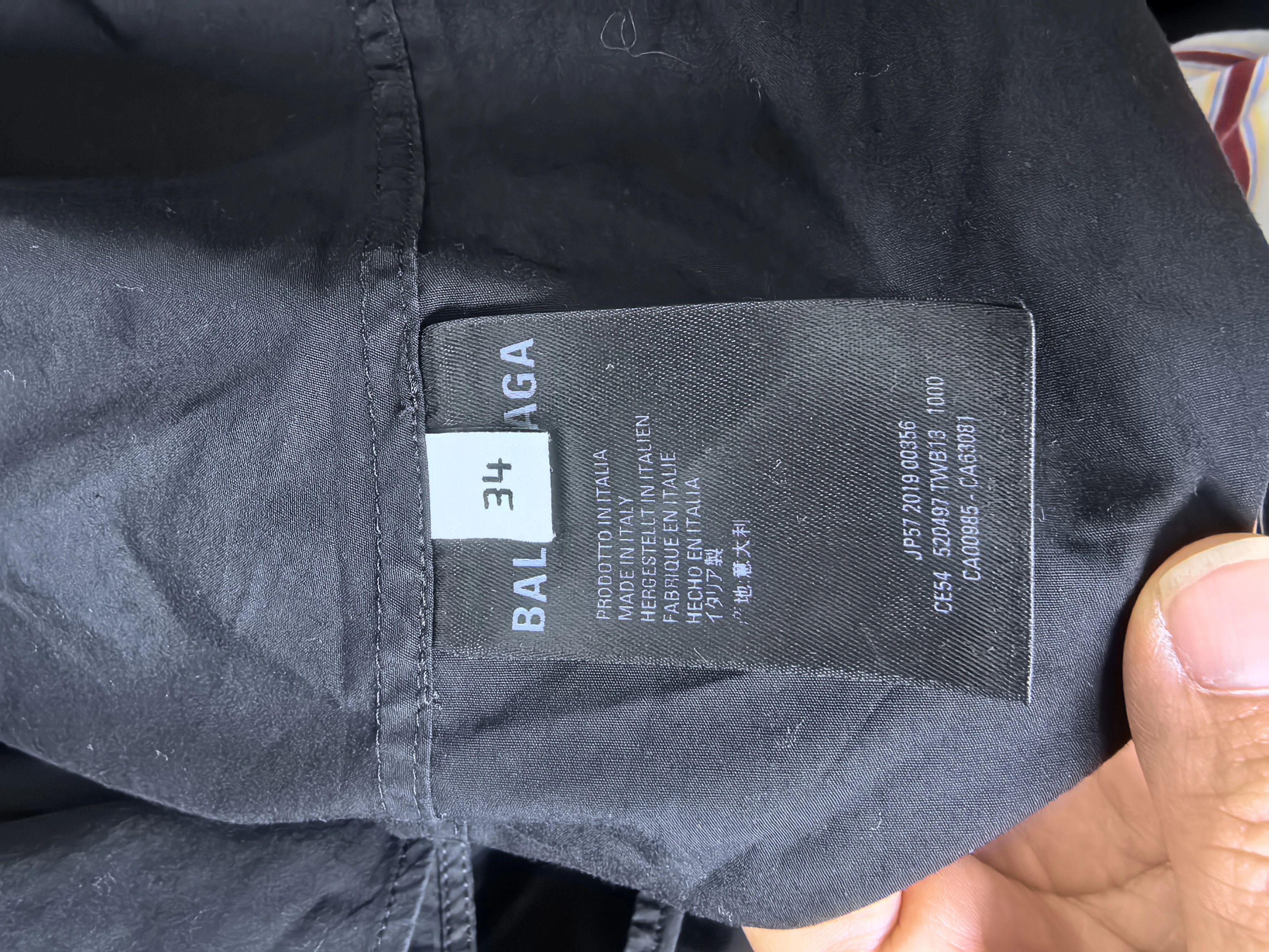 Balenciaga Balenciaga Logo Shirt (Authenticated) Size XXS / US 00 / IT 34 - 4 Thumbnail