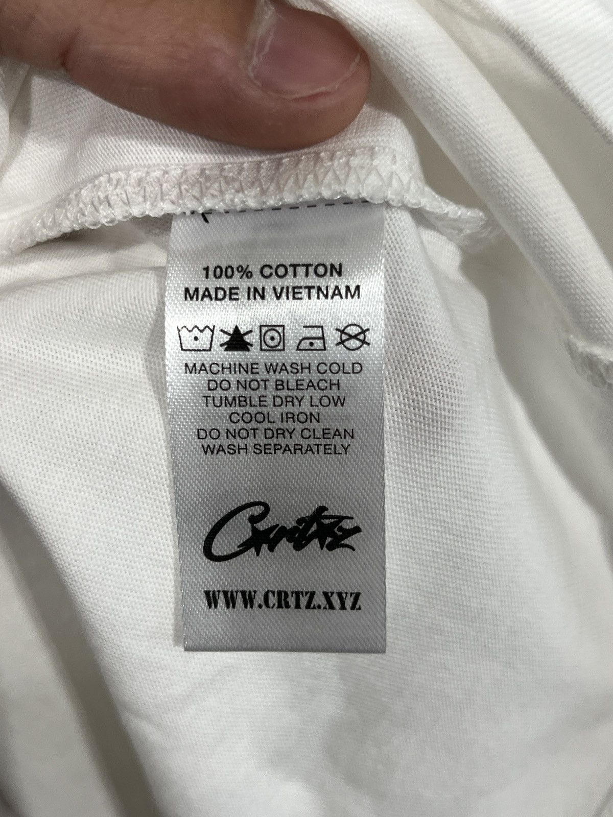 Corteiz Corteiz Alcatraz Logo White Tee Size US M / EU 48-50 / 2 - 5 Thumbnail