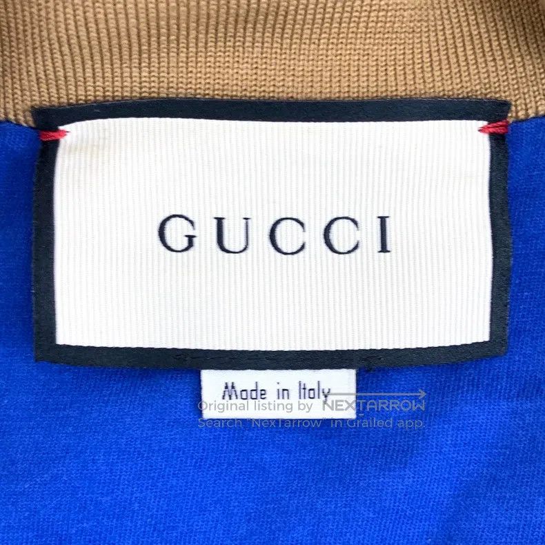 Gucci Gucci Colour block striped logo jacquard stitching stand-u Size US XS / EU 42 / 0 - 5 Thumbnail