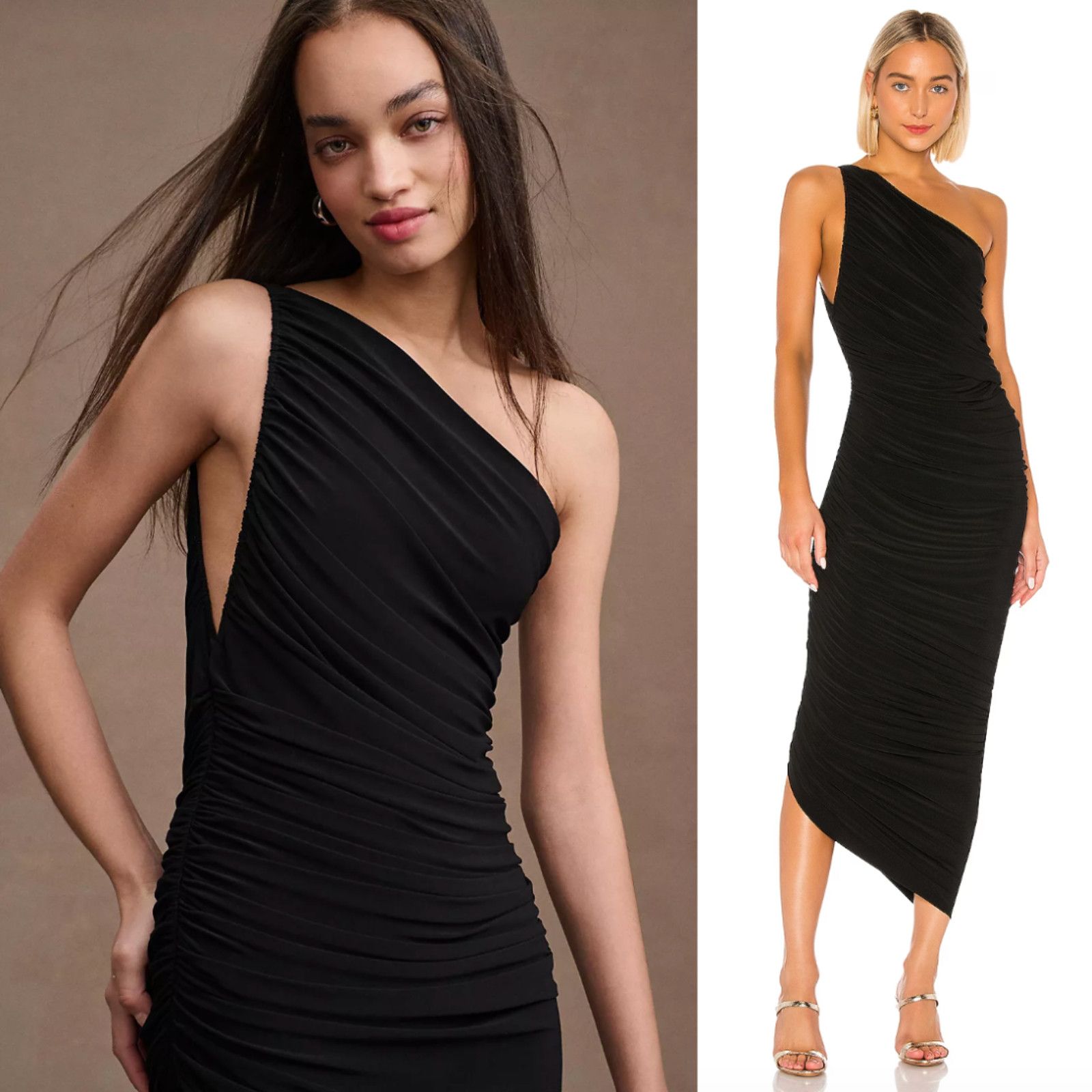 Norma Kamali Norma Kamali | NWT Diana Gown Black Jersey Midi Dress XS 34 Size XS / US 0-2 / IT 36-38 - 3 Thumbnail
