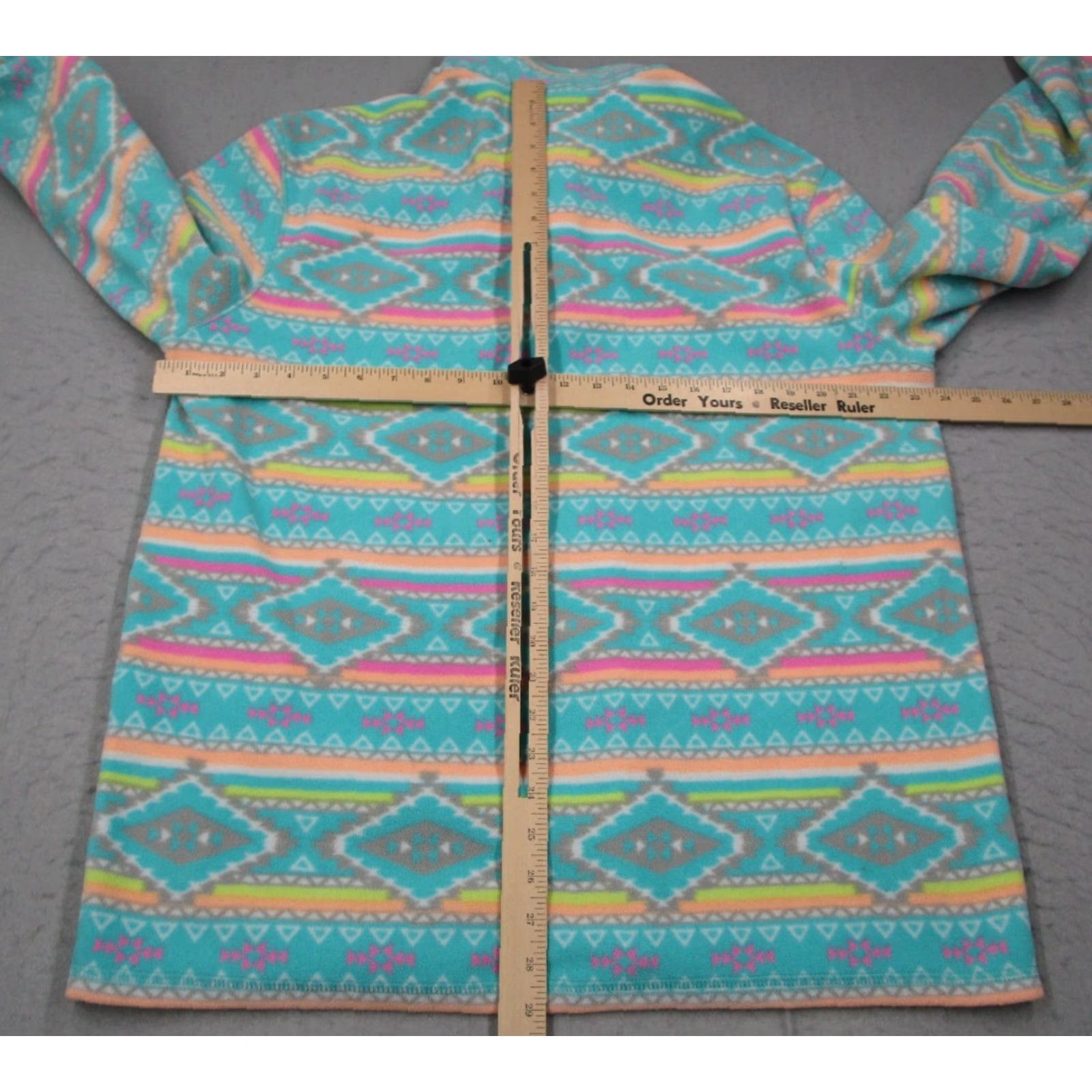 Chubbies Chubbies Men 1/4 Zip Blue Fleece Pullover - Classic Casual Outdoor Aztec Southwest Geometric 1/4 Zip Logo Long Sleeve XL Mens Size US XL / EU 56 / 4 - 6 Thumbnail