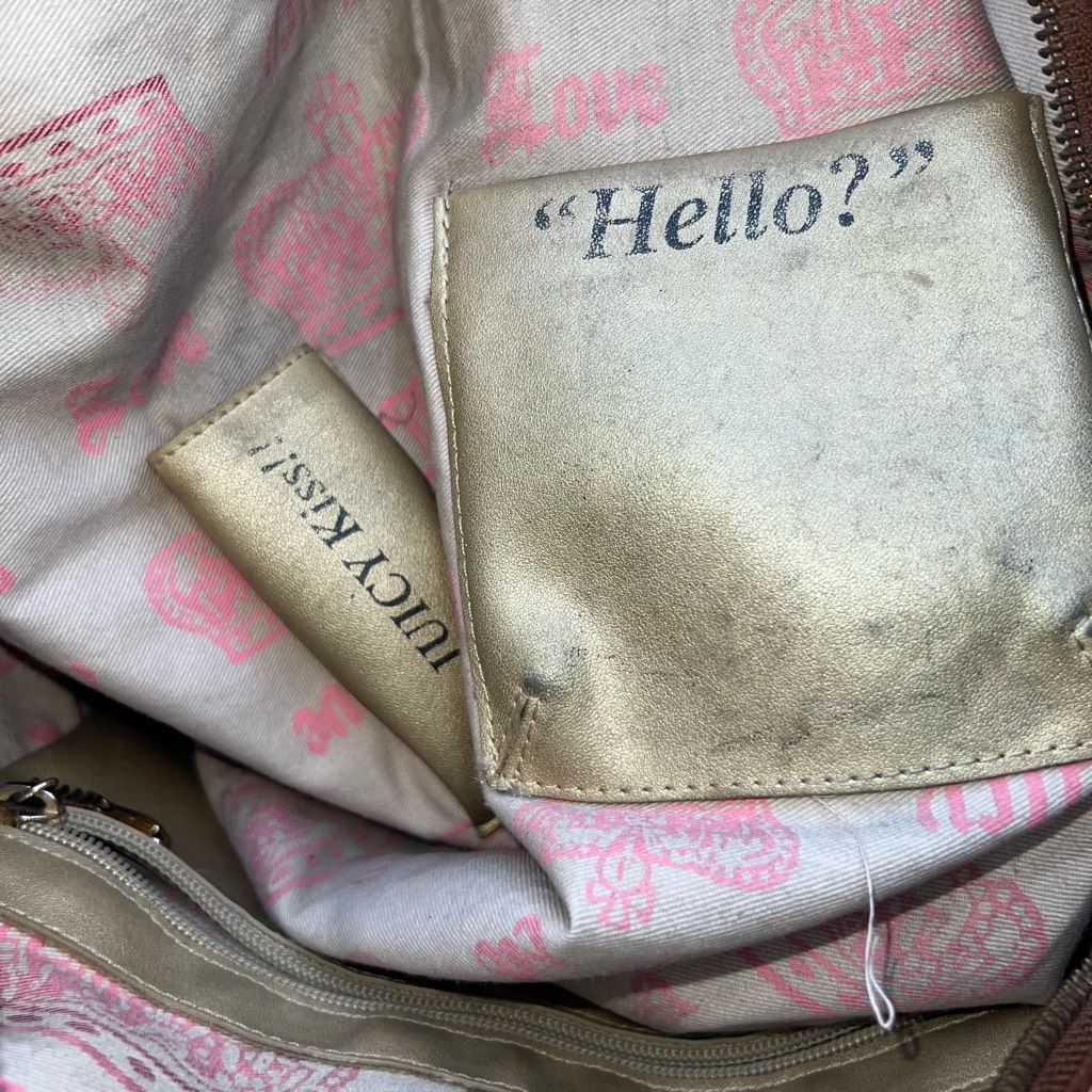 Juicy Couture Juicy Couture Vintage Genuine Leather Cage Strapped Large Shoulder Bag SEE PHOTOS AND DESCRIPTION Size ONE SIZE - 15 Thumbnail