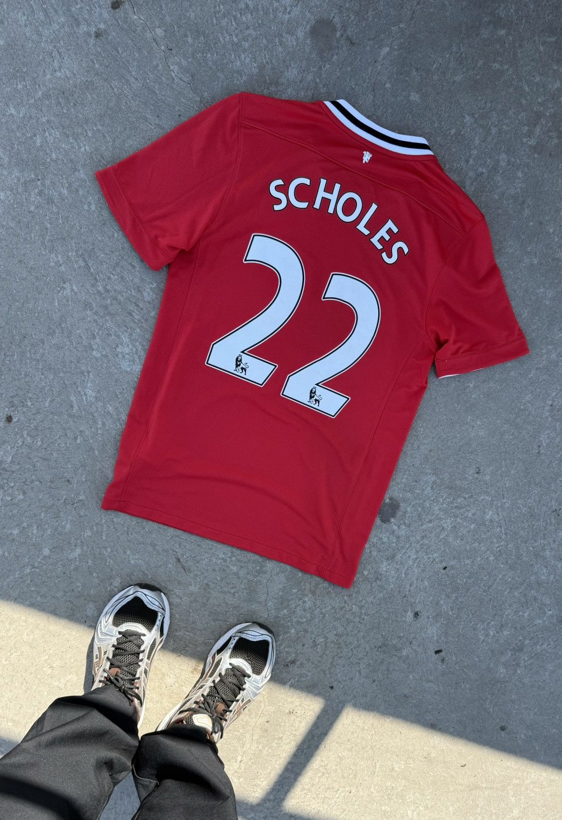 Nike 2011 Manchester United 22 Scholes Soccer Blokecore Jersey Size US S / EU 44-46 / 1 - 1 Thumbnail